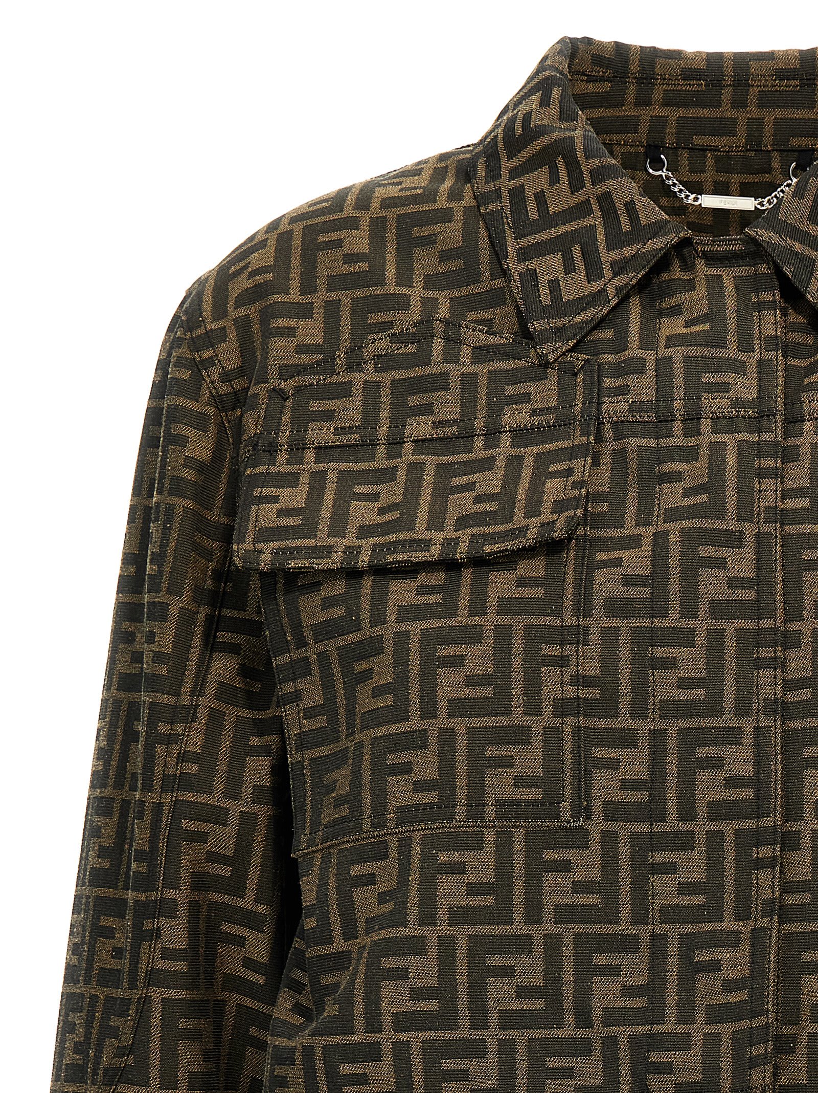 FENDI FF CANVAS JACKET
