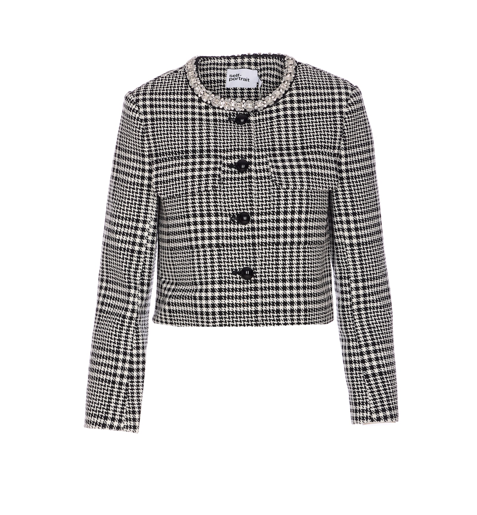 Houndtooth Crystal Jacket