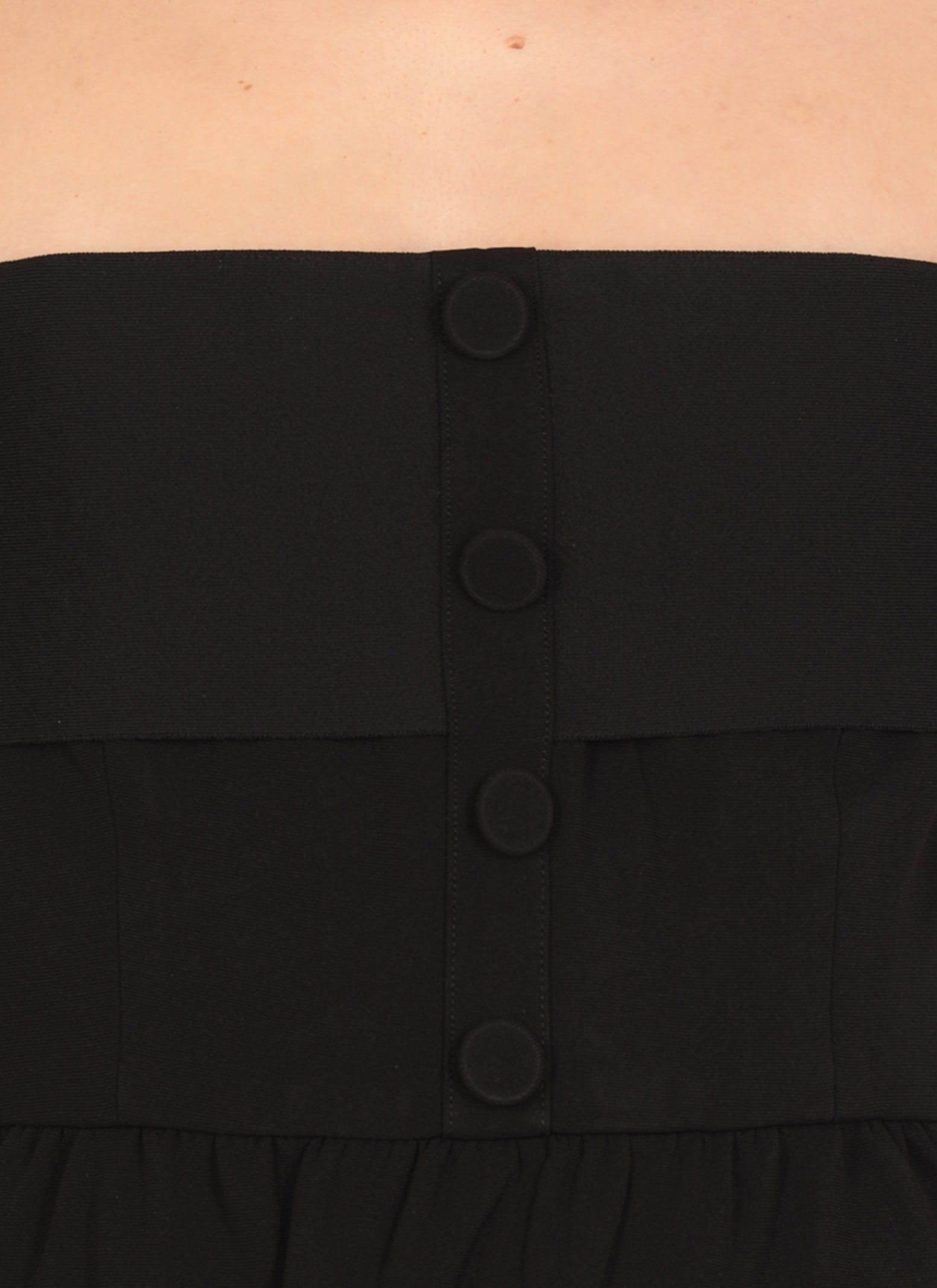 Self-portrait Black Crepe Off Shoulder Jumpsuit Black In Black