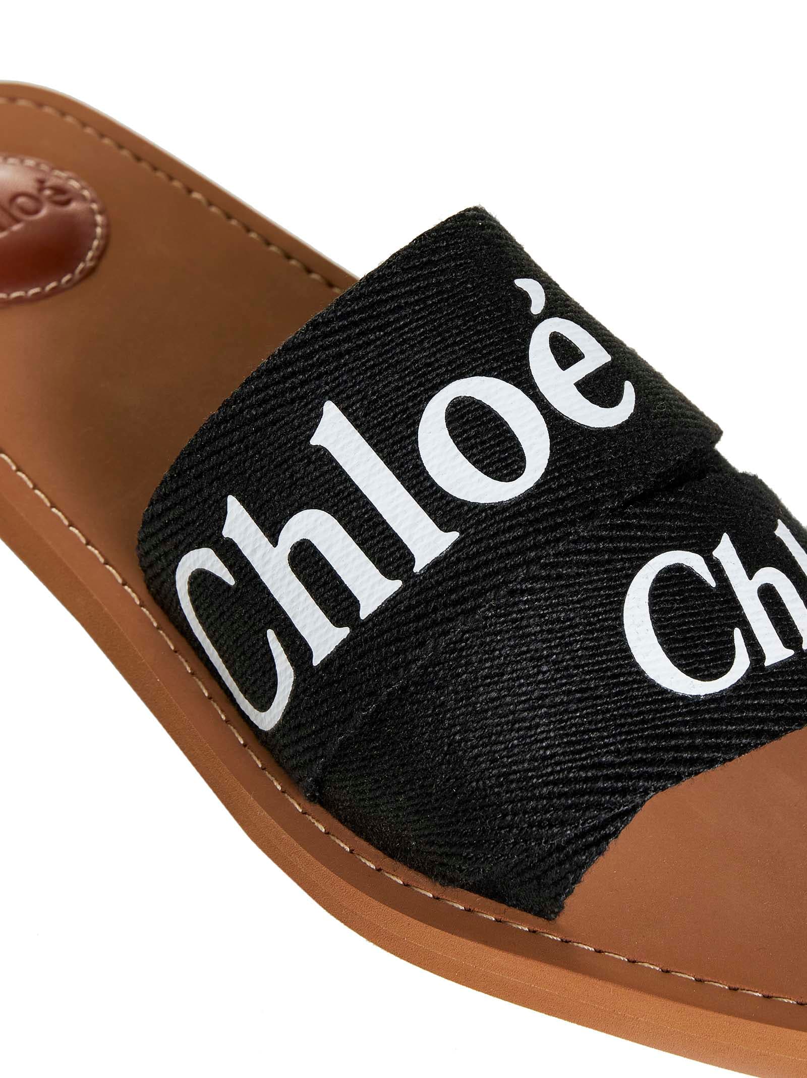 Shop Chloé Sandals In Black