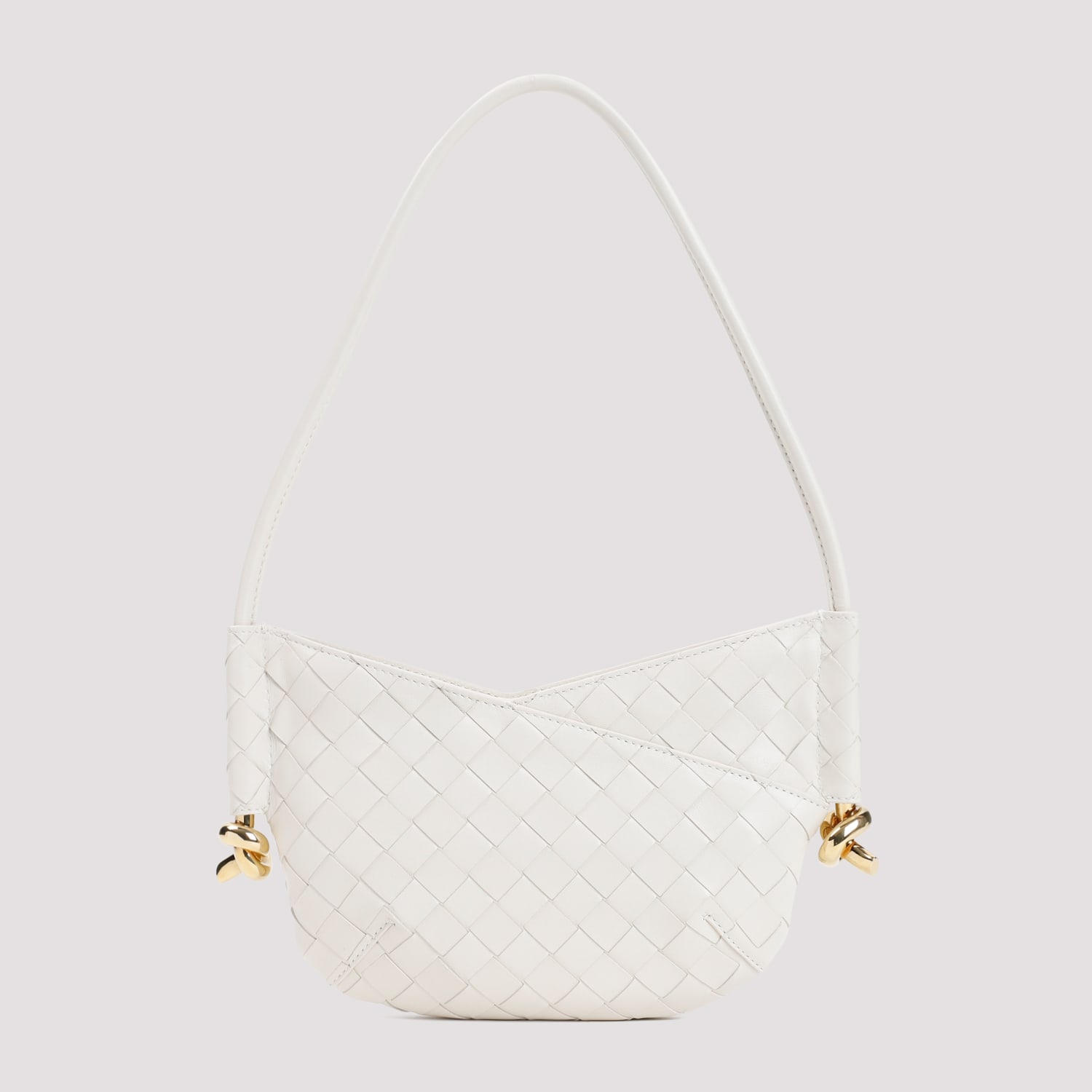 Shop Bottega Veneta Mini Hobo Solstice Bag In Sea Salt