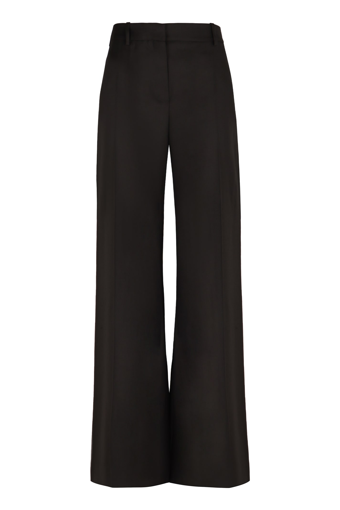 High-waist Wide-leg Trousers