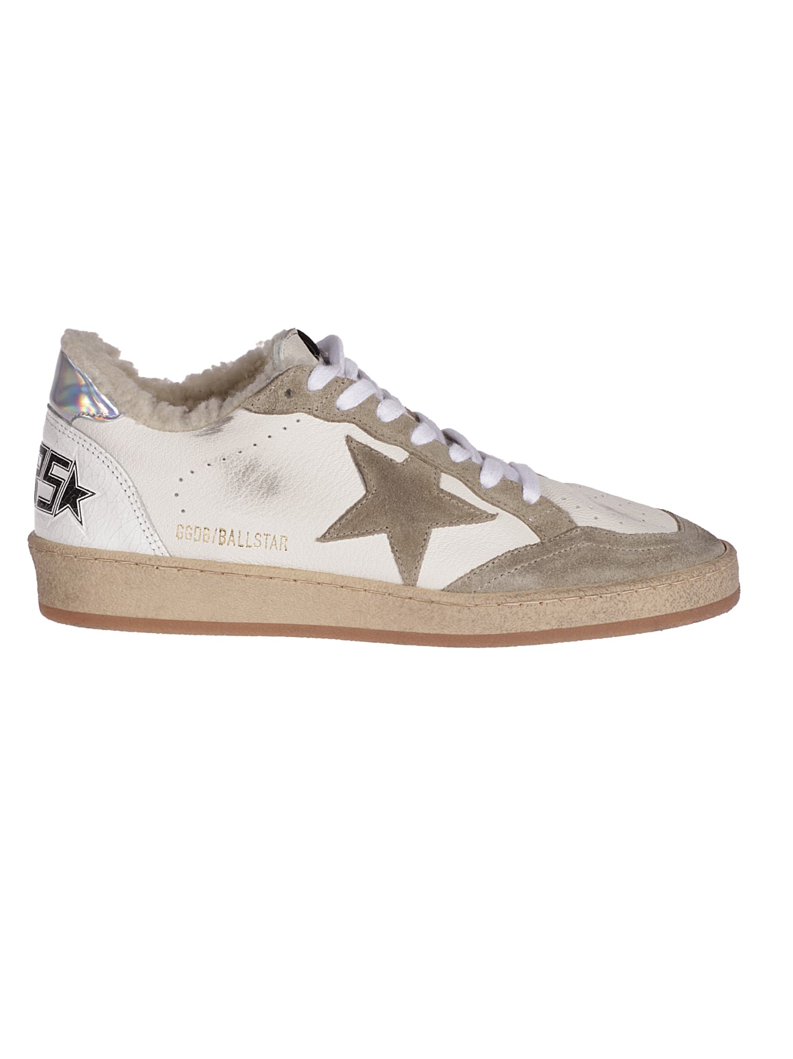 Golden Goose Ball Star Suede Toe And Star Nappa