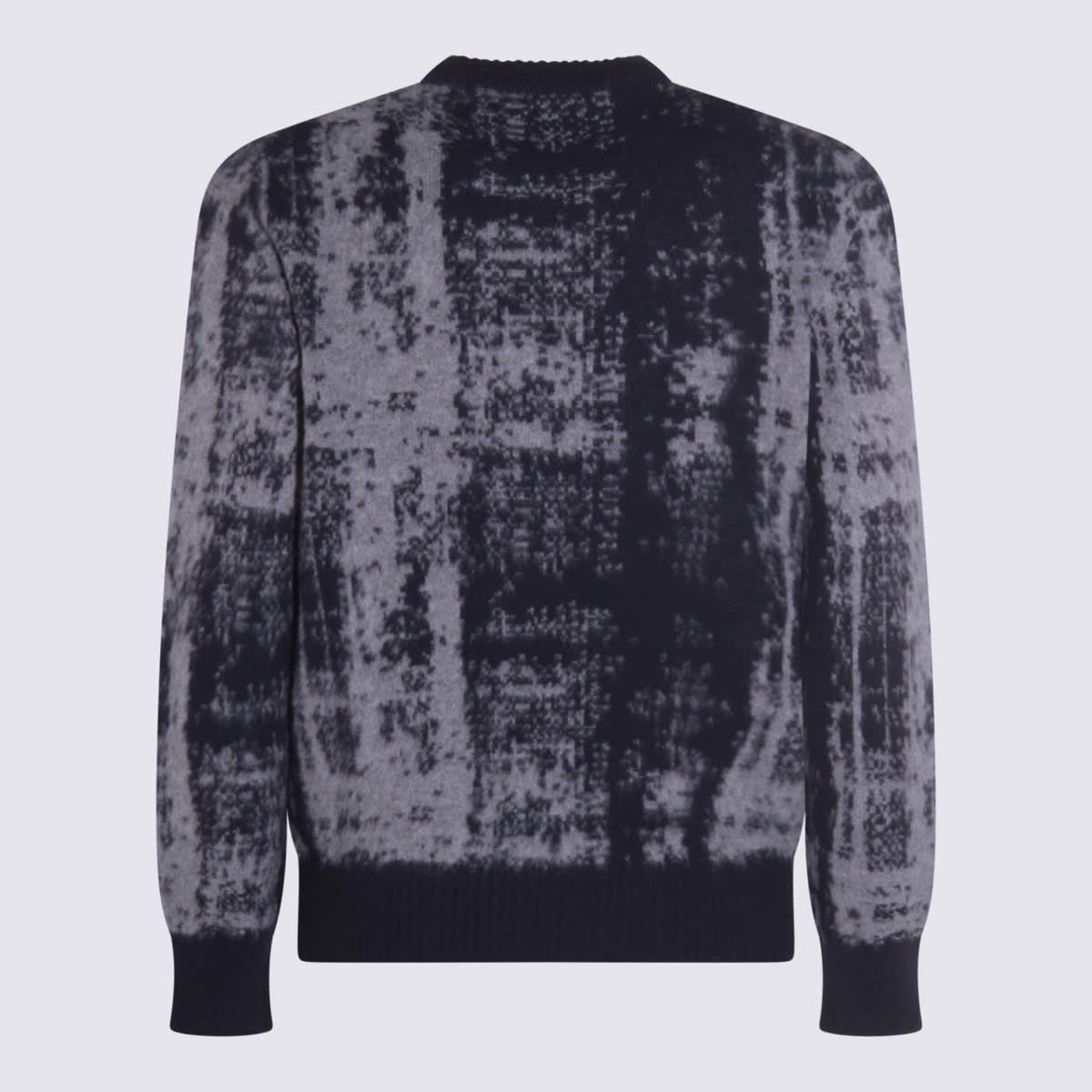 Piacenza Cashmere Blue Wool Knitwear In Multi
