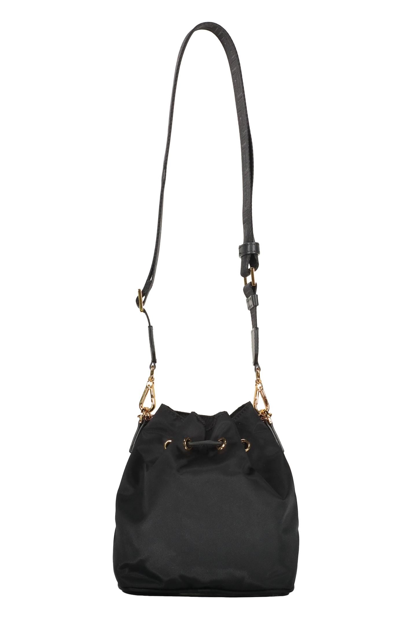 Versace Bucket Bag In Black