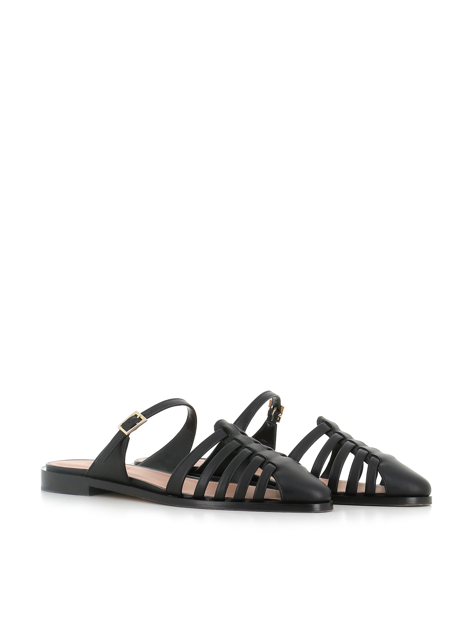 Malone Souliers Eleonora Mules In Black