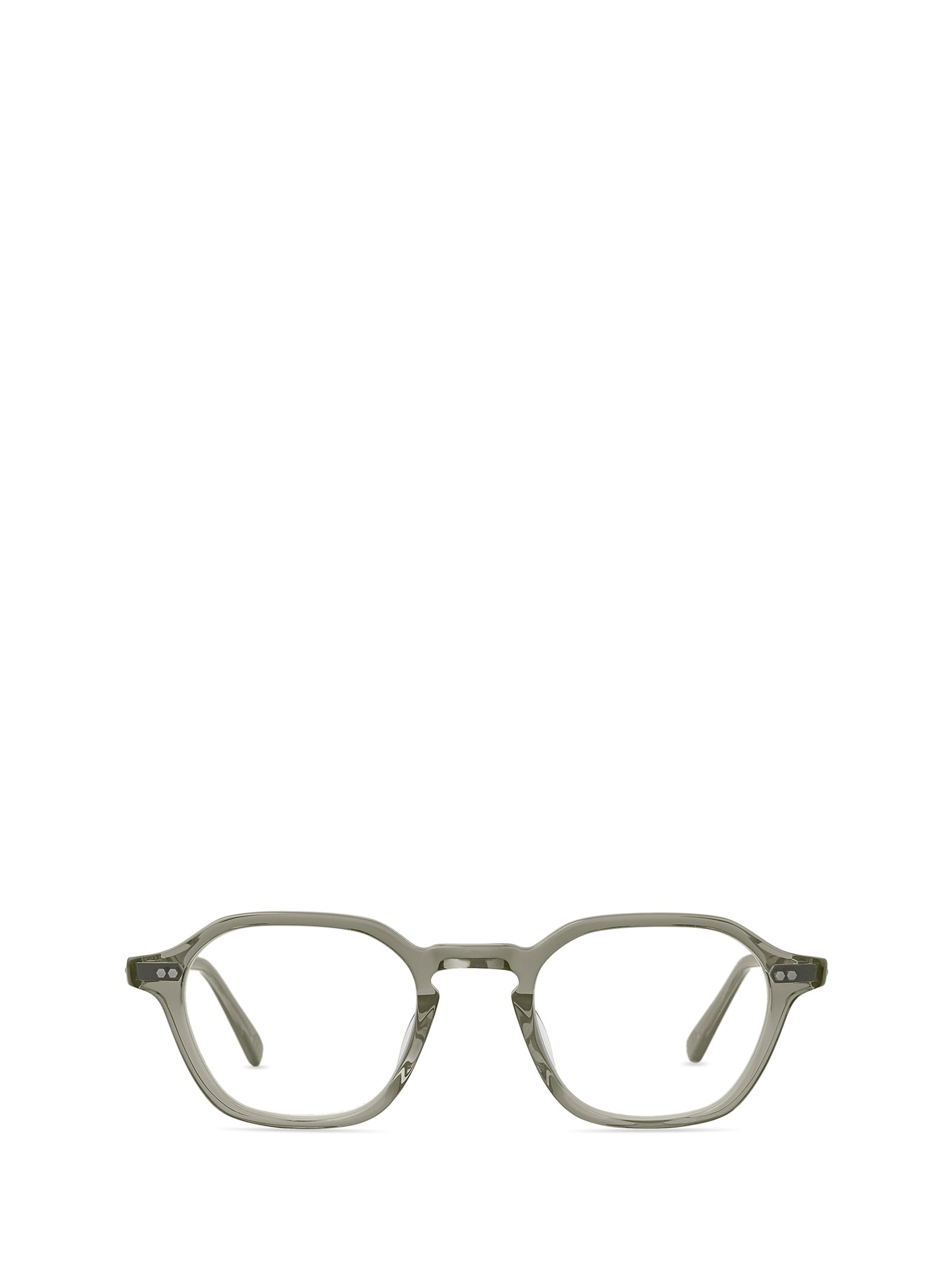 Shop Mr Leight Rell Ii C Hunter-matte Platinum Glasses