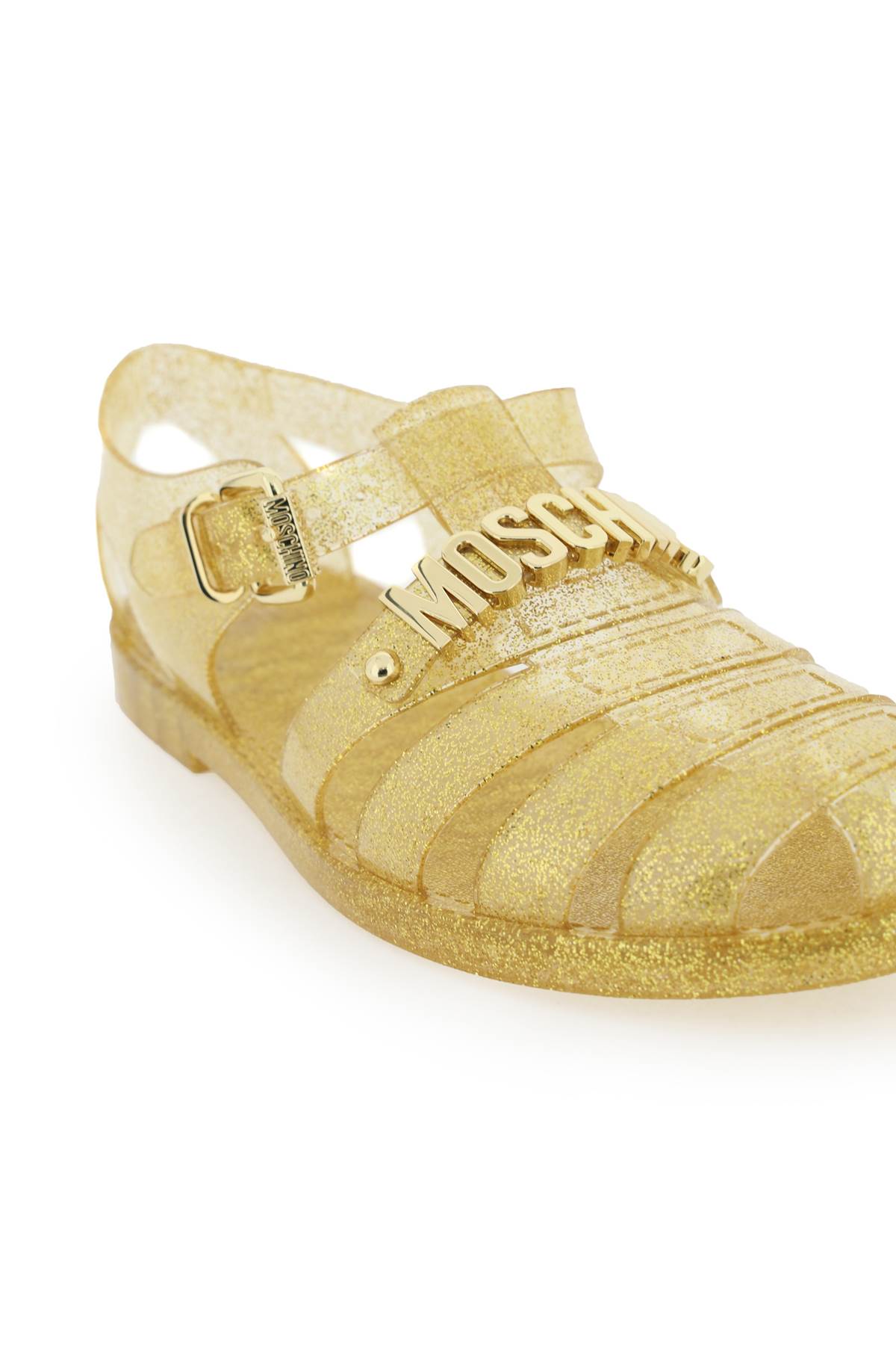 Moschino Jelly Sandals With Logo Smart Closet