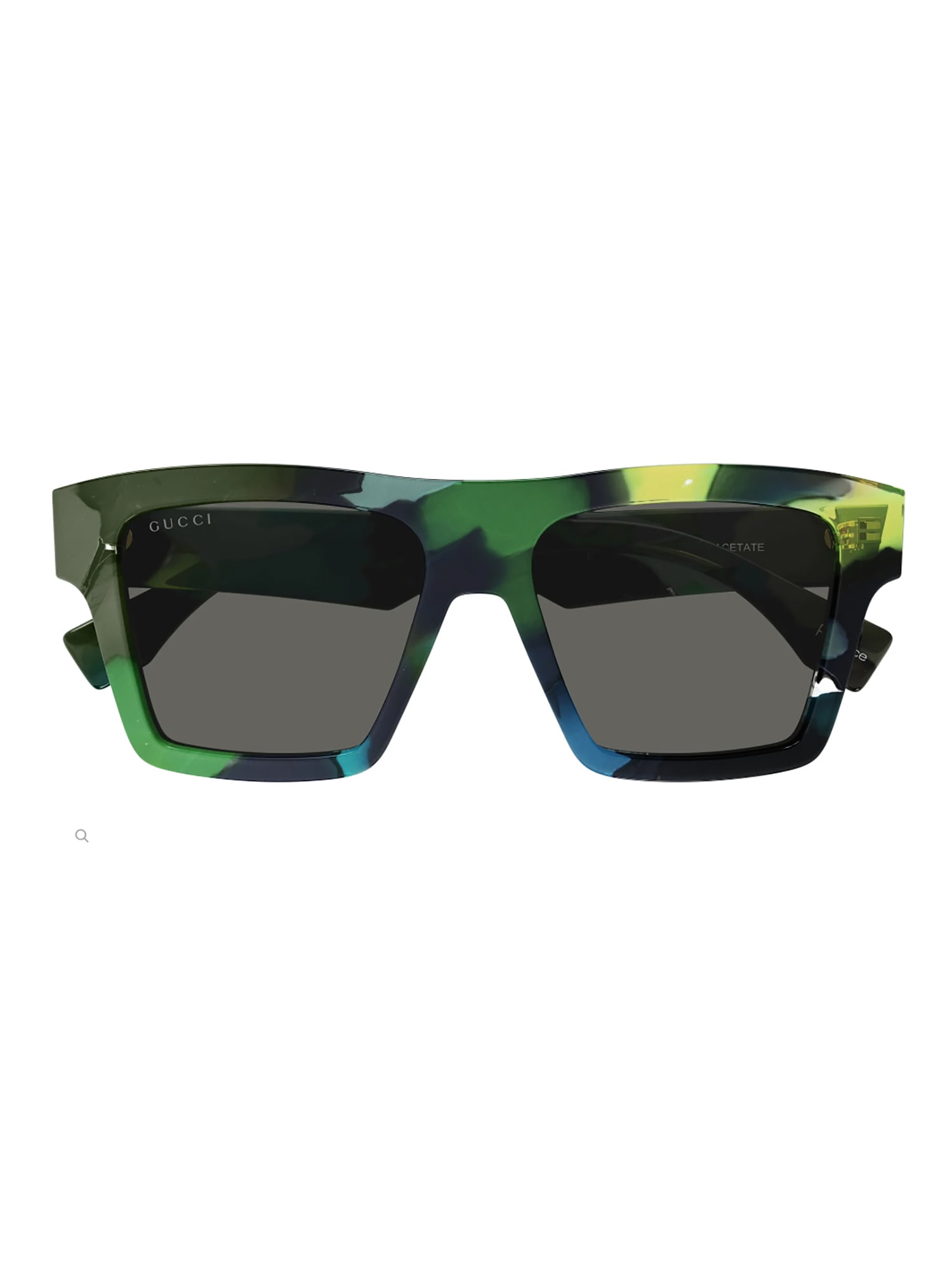 Shop Gucci Gg1623s Sunglasses In Green Green Grey