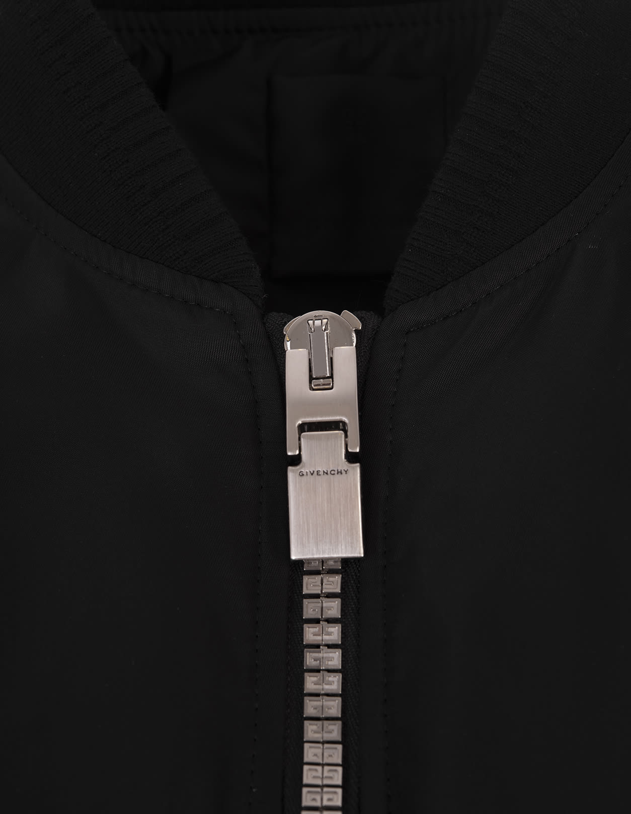Shop Givenchy Black  Bomber Jacket With Pocket Detail In Nero