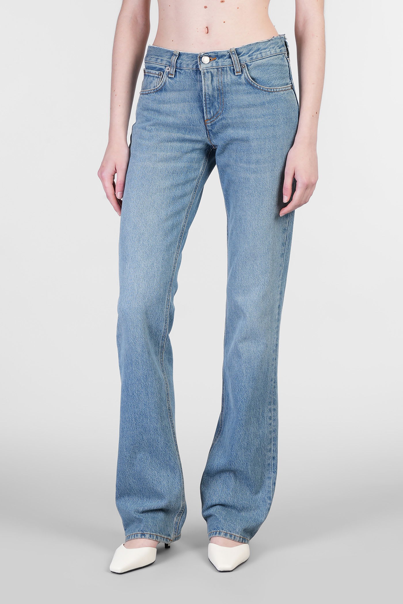 HAIKURE CARLY JEANS IN BLUE COTTON 