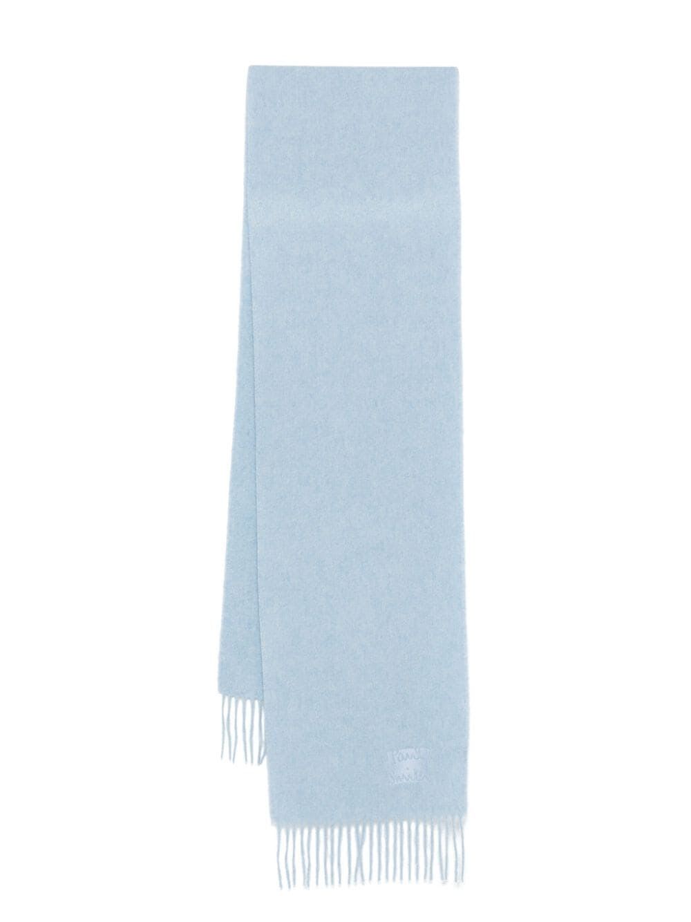 Shop Paul Smith Men Scarf Cashmere Logo In Turquaise