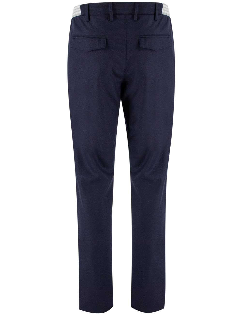 Shop Eleventy Trousers In Royal Blue