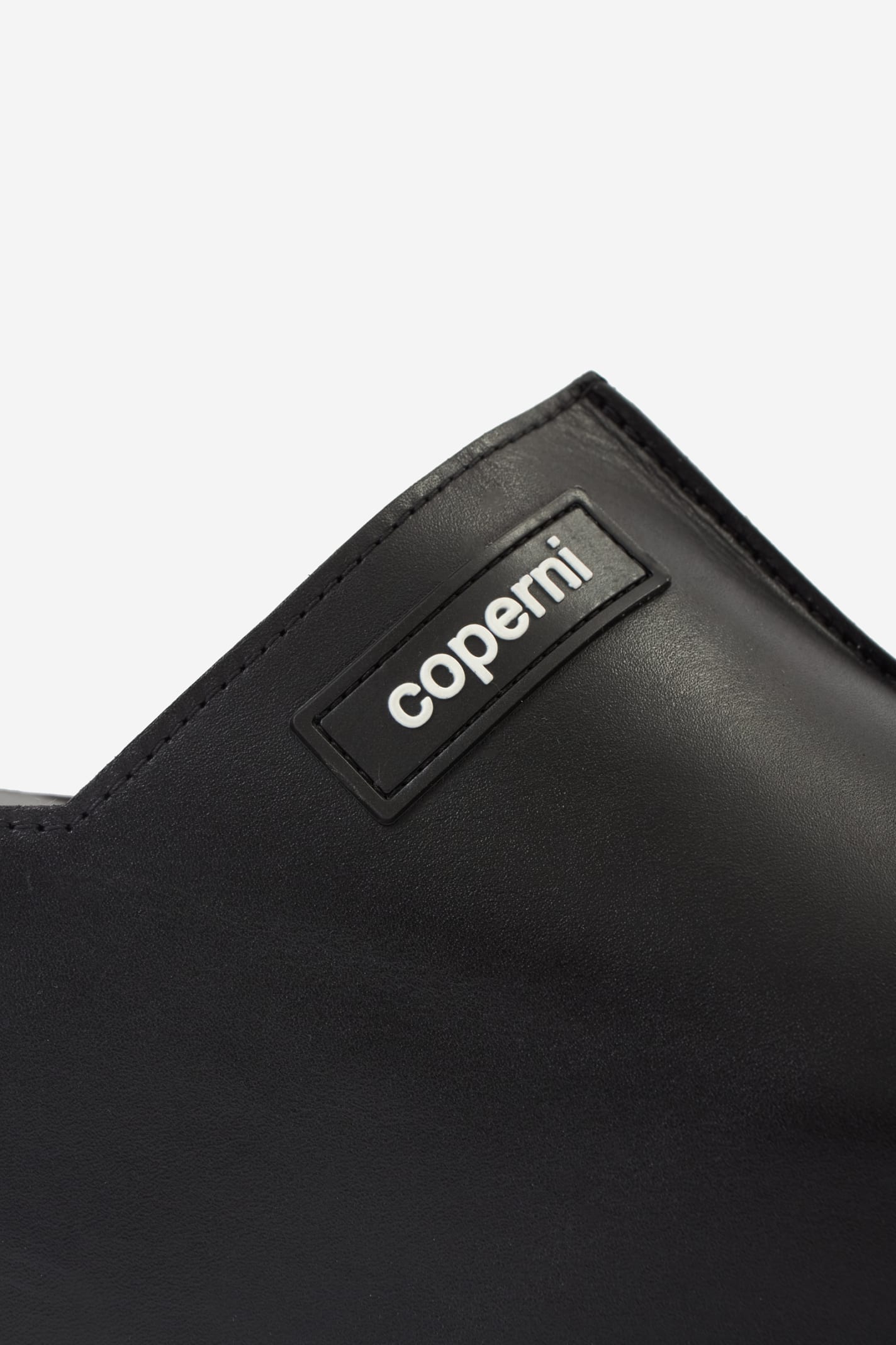 Shop Coperni Branded Clog Wedge Flats In Black