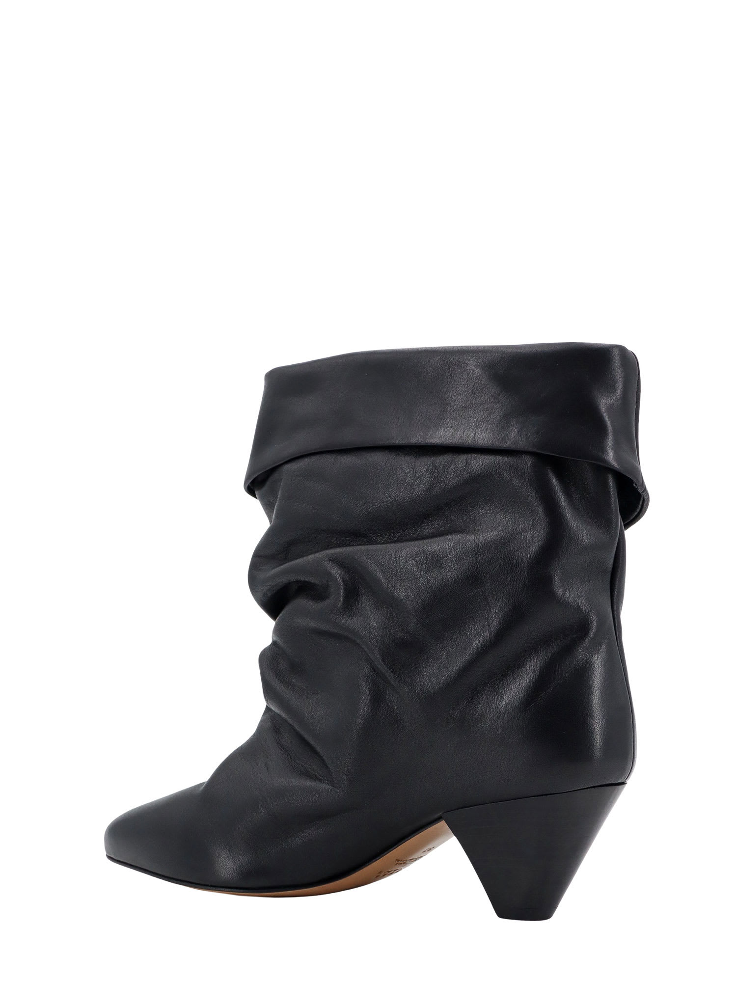 Shop Isabel Marant Ryska Ankle Boots In Black