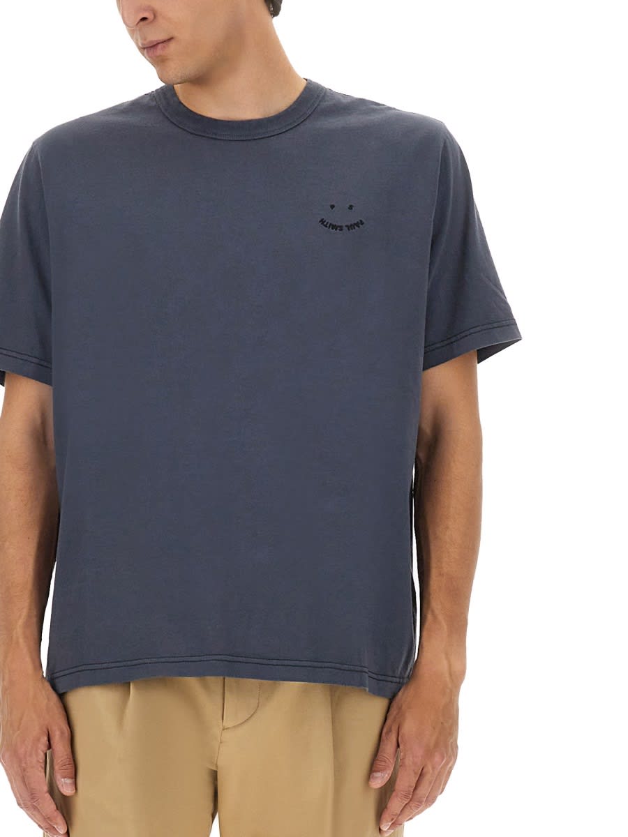 Ps By Paul Smith Ps Paul Smith Oversize Fit T-shirt In Blue