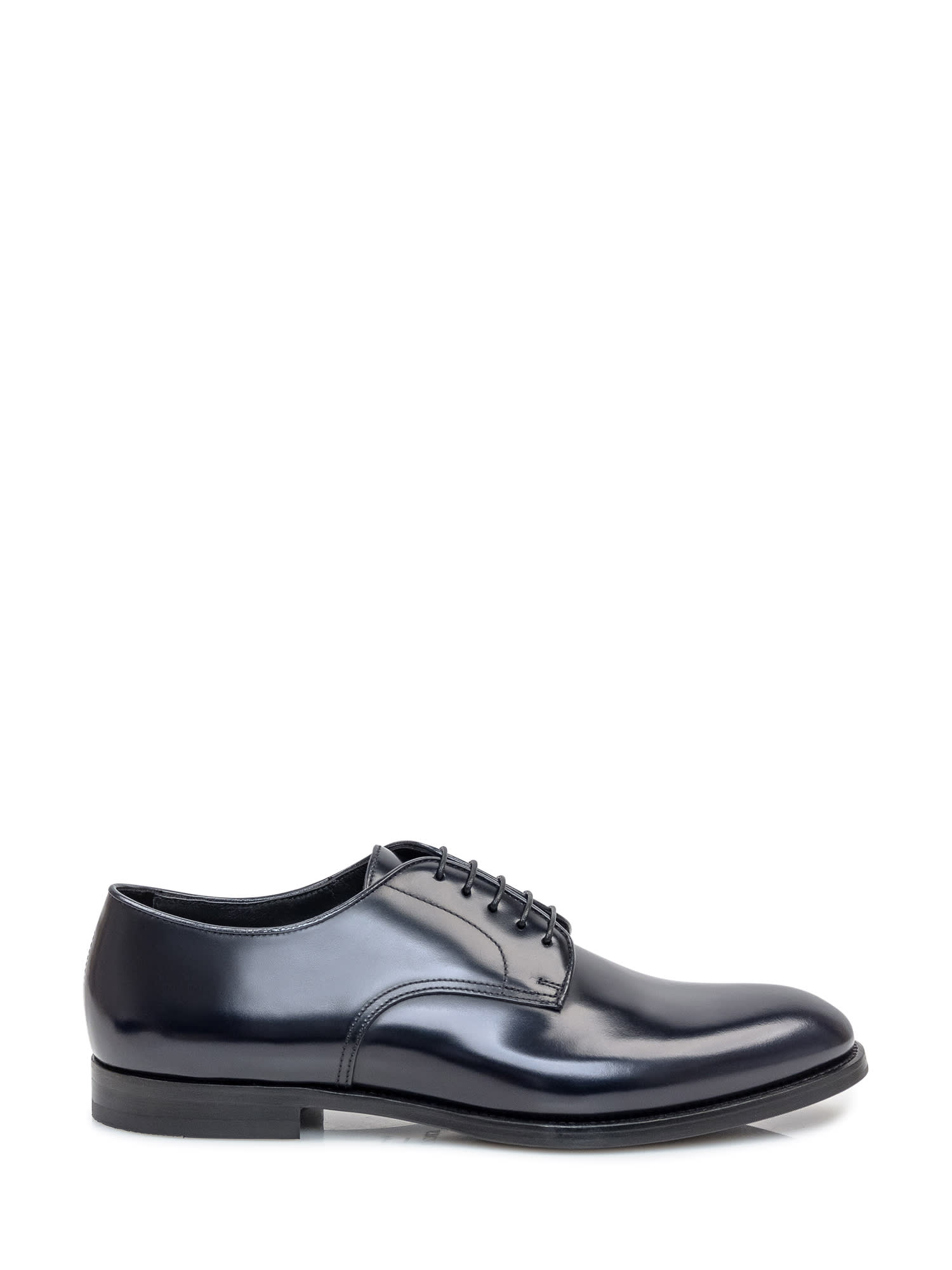 Shop Doucal's Derby Shoe In Tempesta