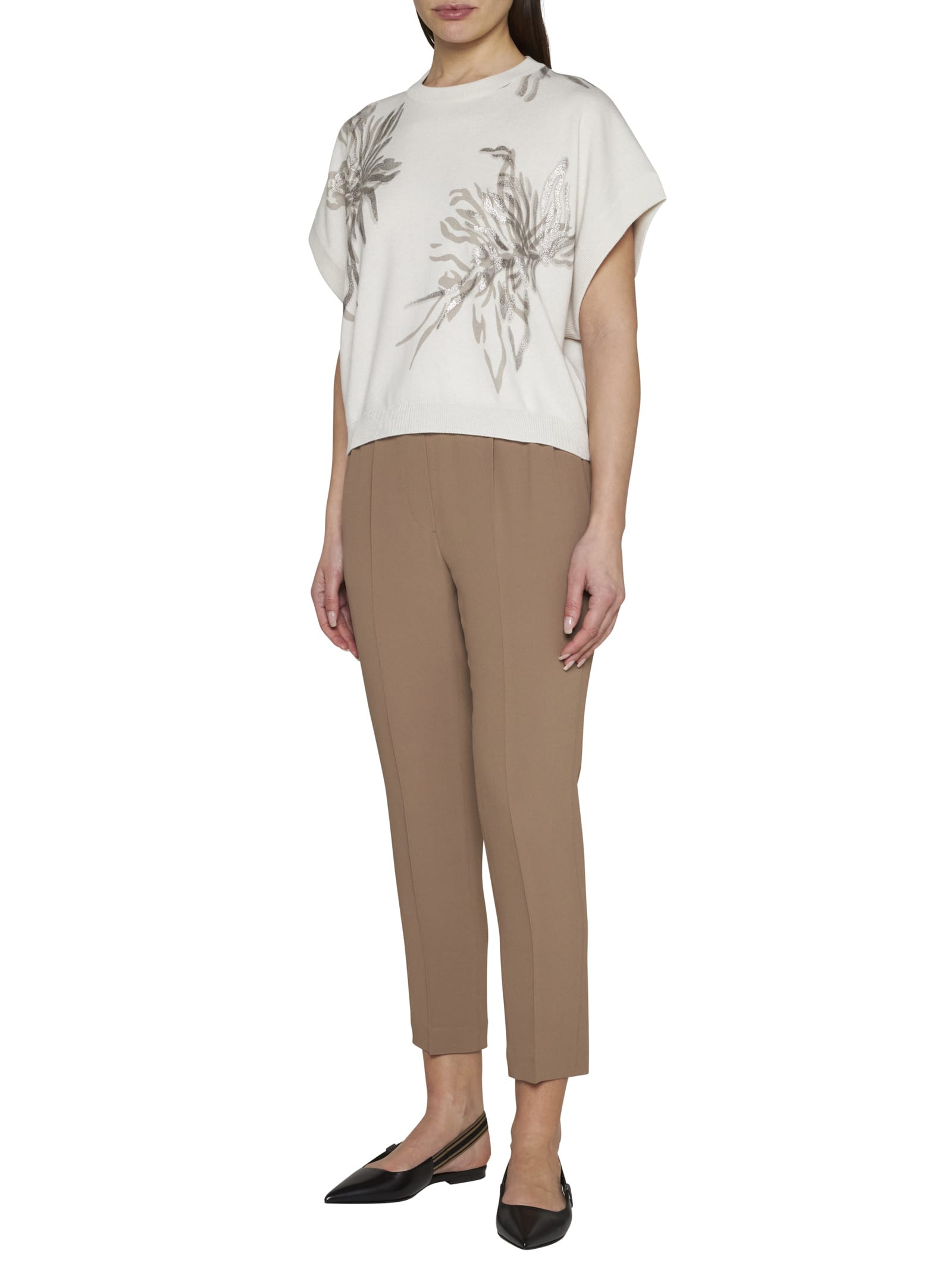 Brunello Cucinelli Vest In Beige