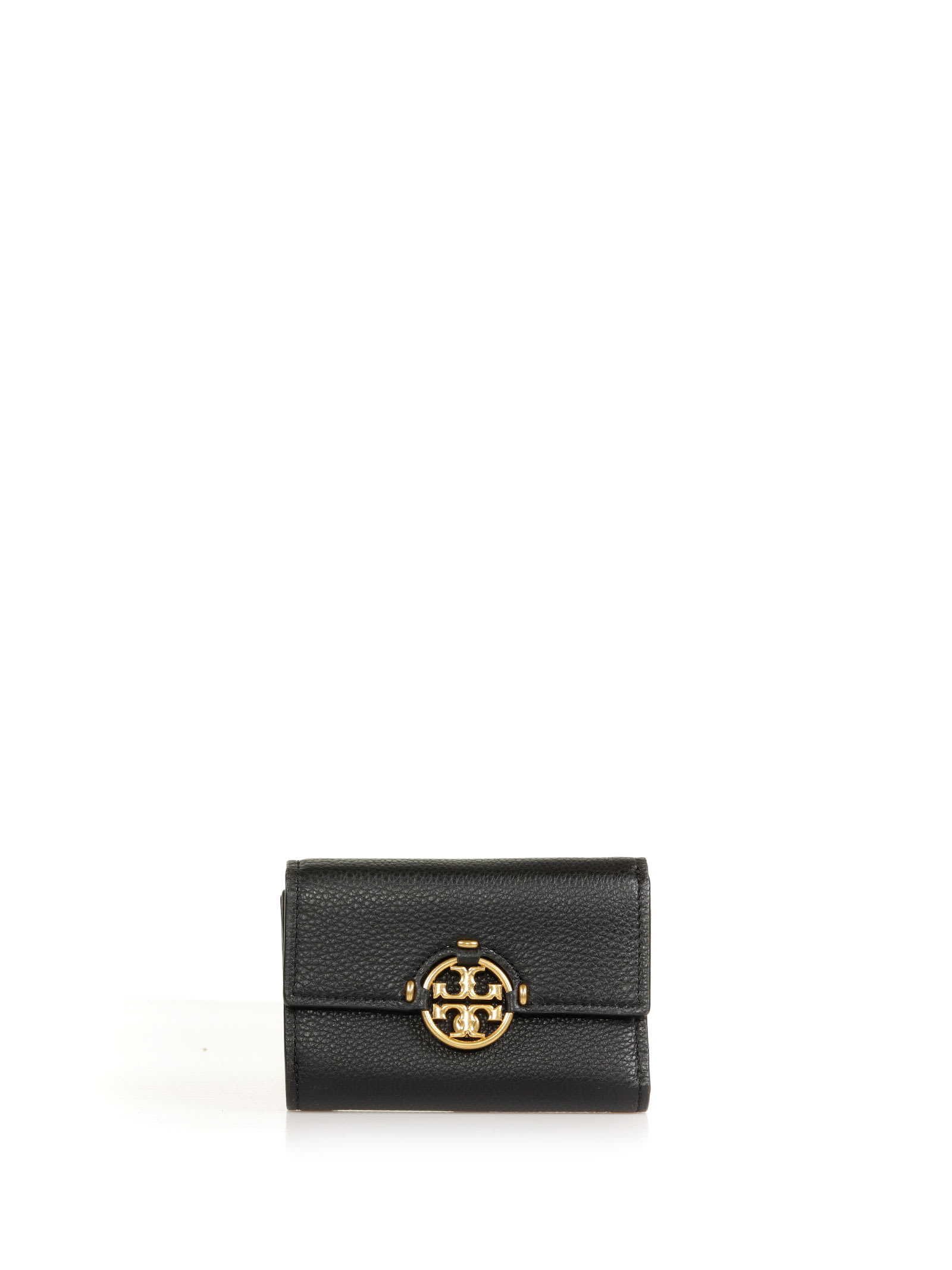 Click to view more detailed imagery on our partner's website Tory Burch Miller Mini Wallet In Black