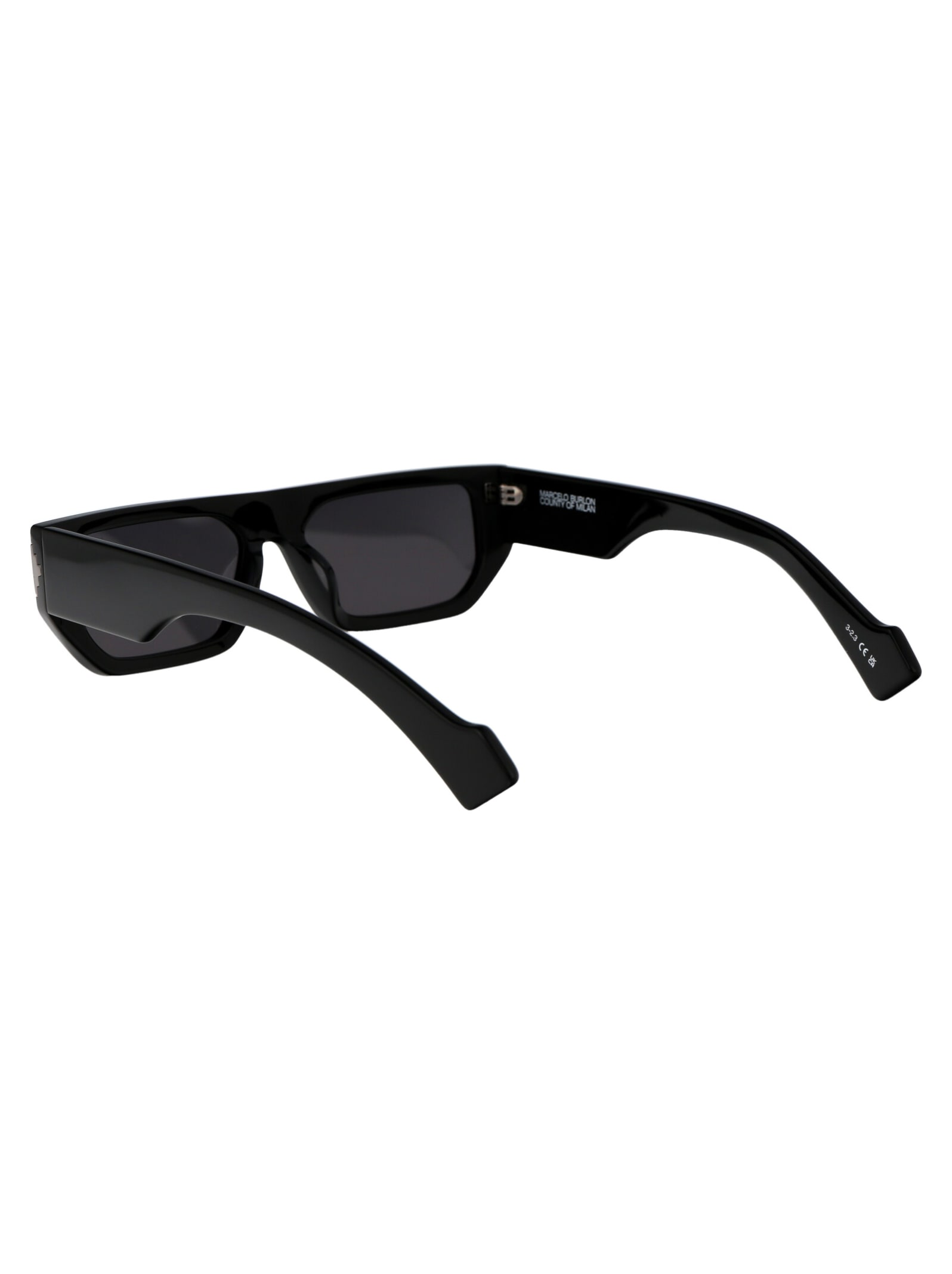 Shop Marcelo Burlon County Of Milan Caltha Sunglasses In 1007 Black
