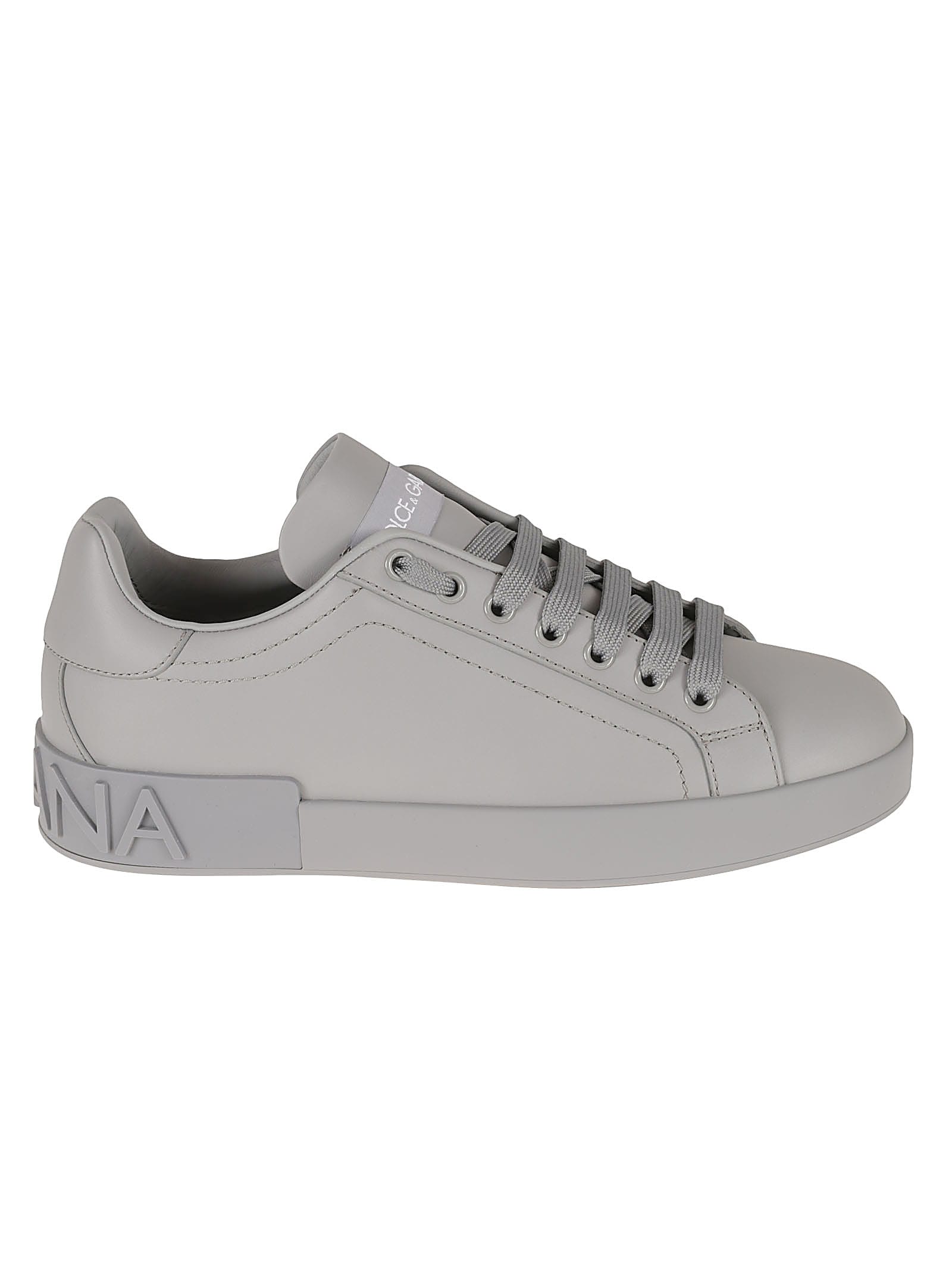 Dolce & Gabbana Back Logo Sneakers In Gray