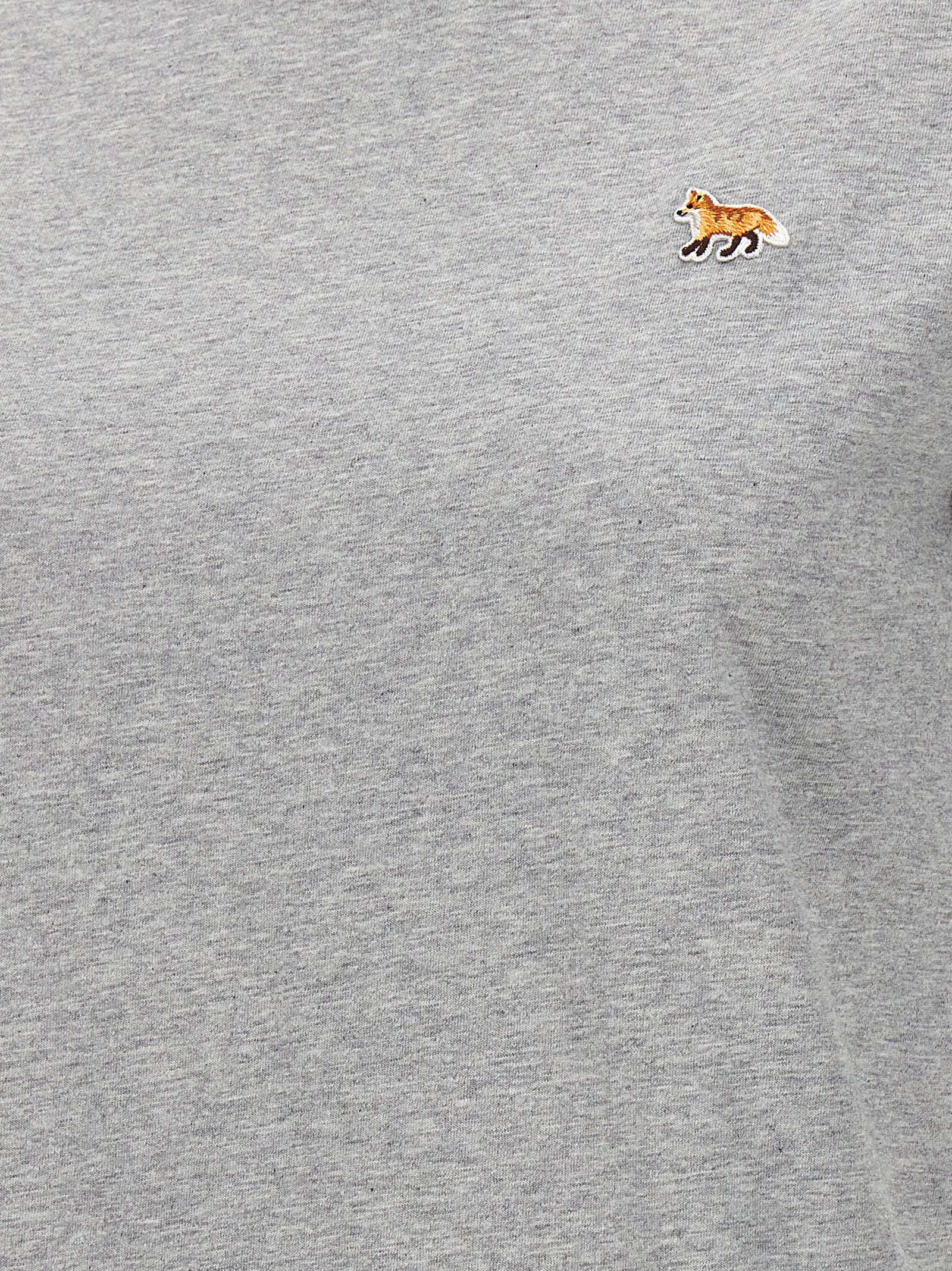 Shop Maison Kitsuné Baby Fox T-shirt In Gray