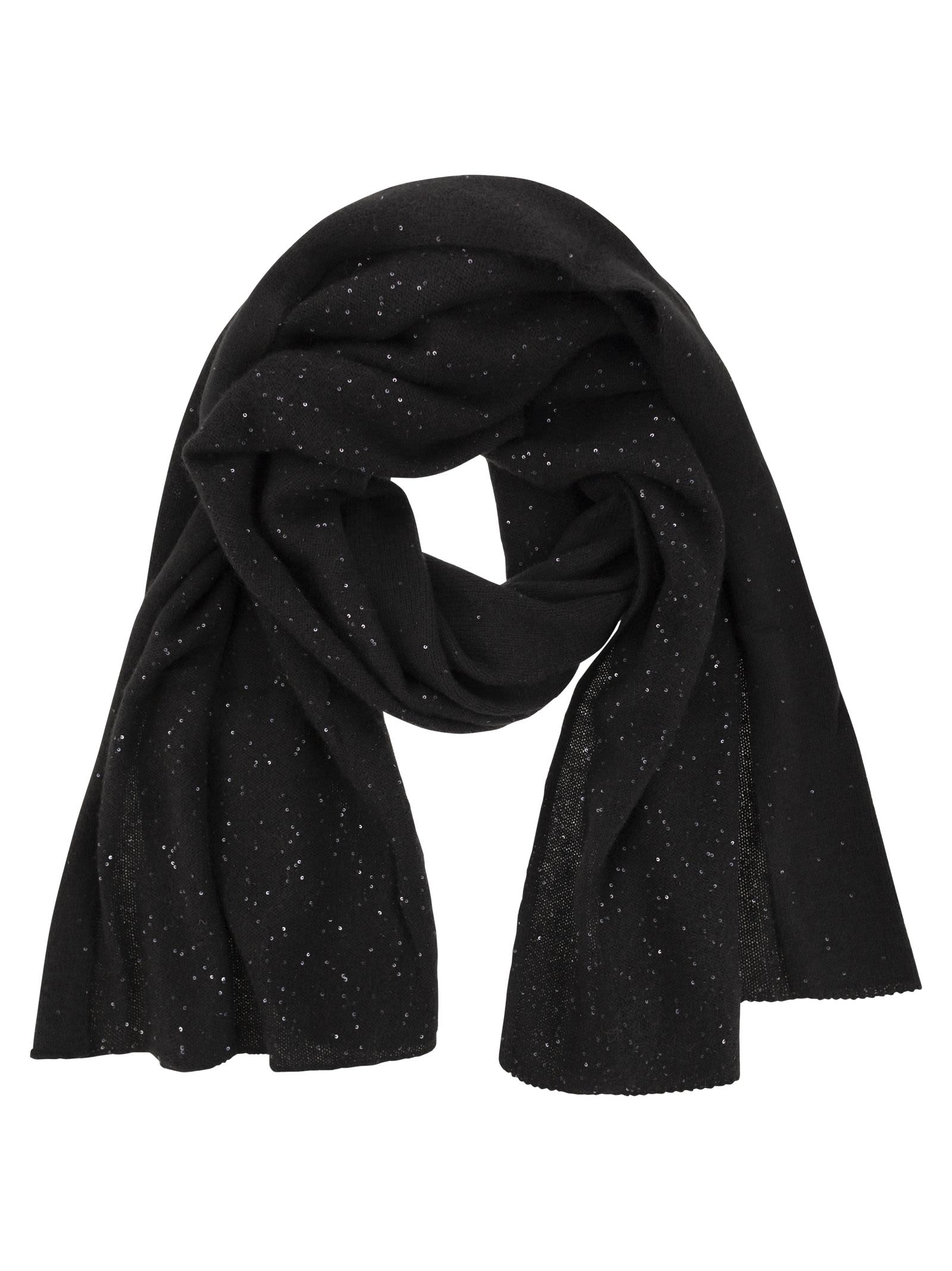 Scarf With Micro Sequins