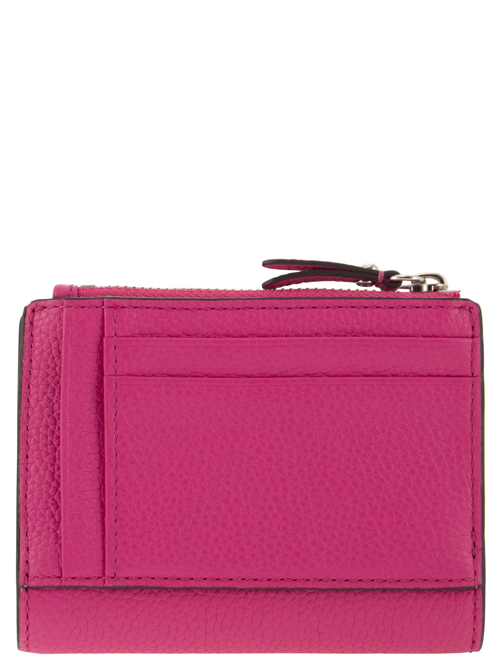 Michael Kors Wallet With Logo In Fuxia | ModeSens