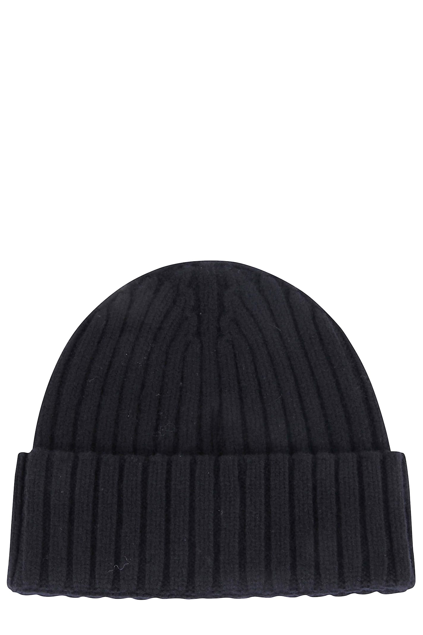 Mc2 Saint Barth Ribbed Wool Beanie Hat In Multi
