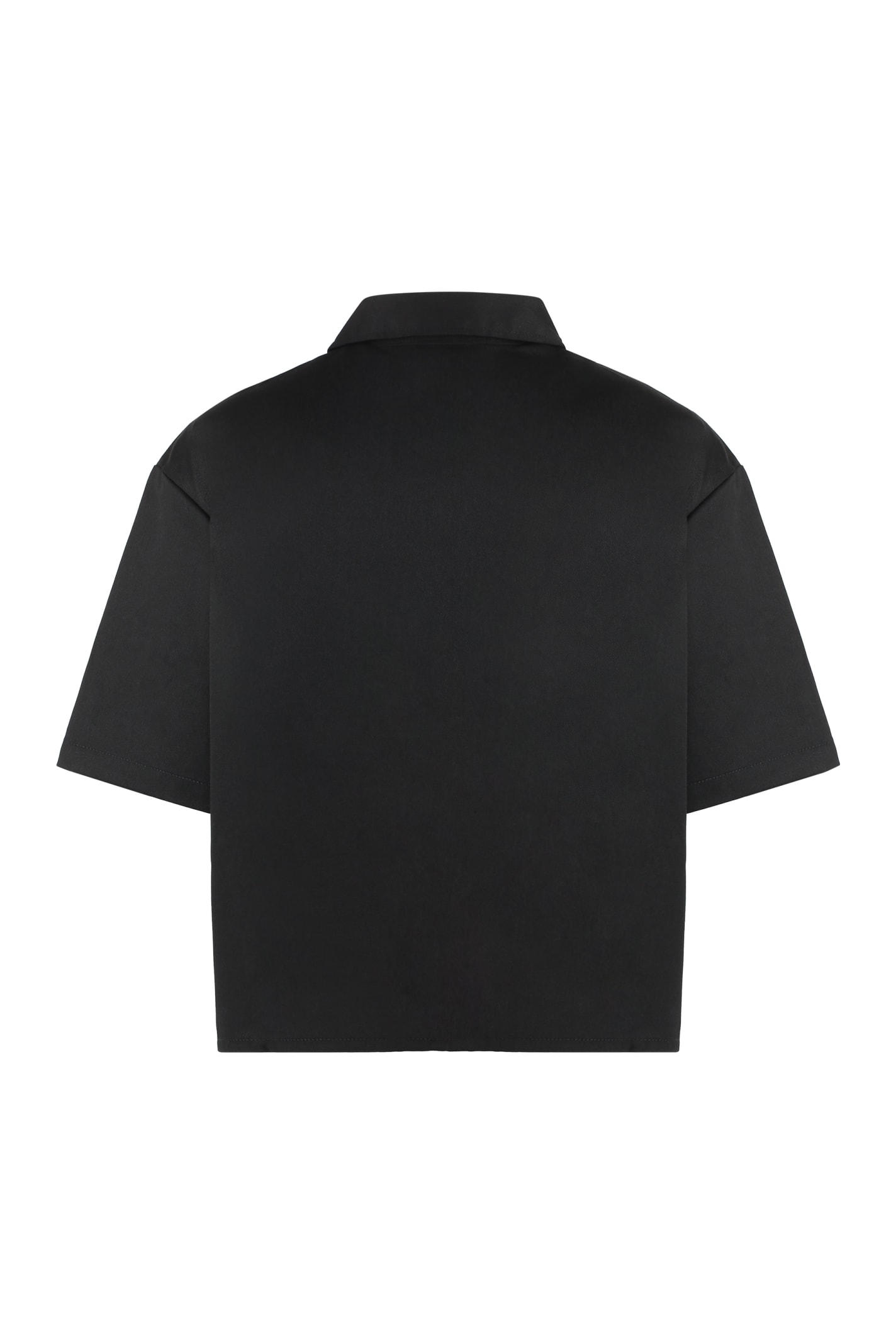 Shop Dickies Short Sleeve Cotton Shirt In Black