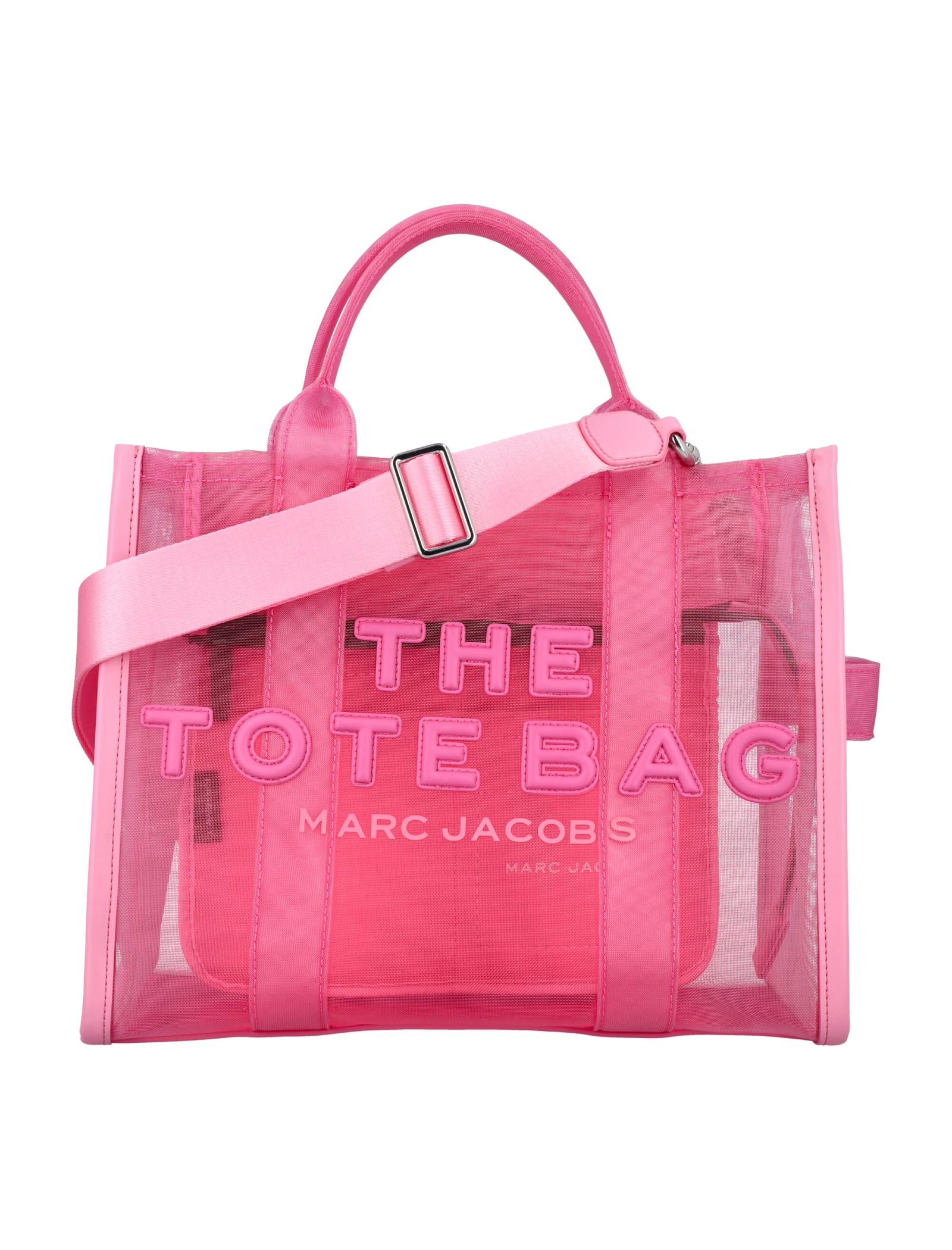 Marc Jacobs The Mesh Medium Tote In Candy Pink