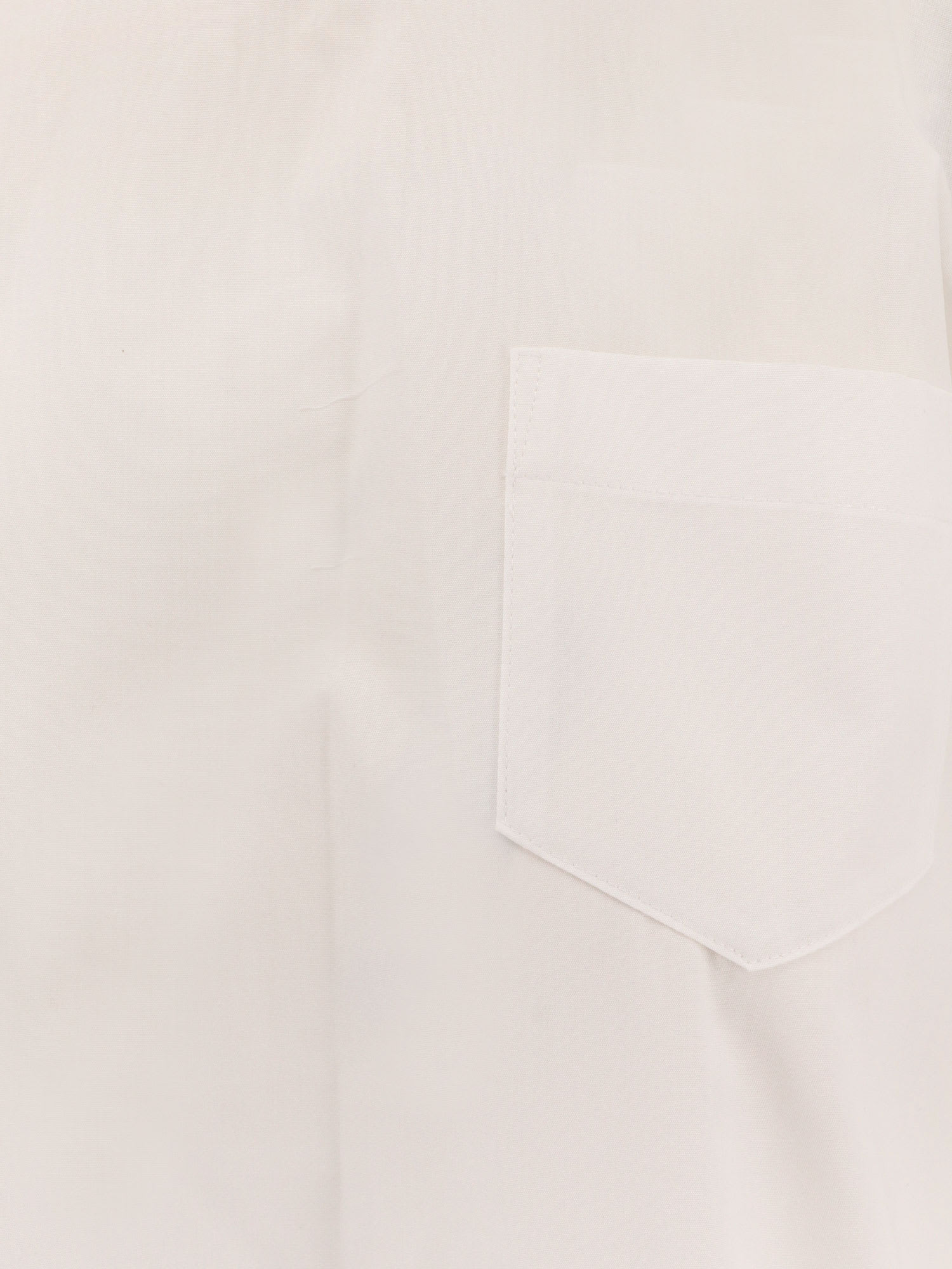 Sacai Dress With Draped Cotton Inserts On The Back In White