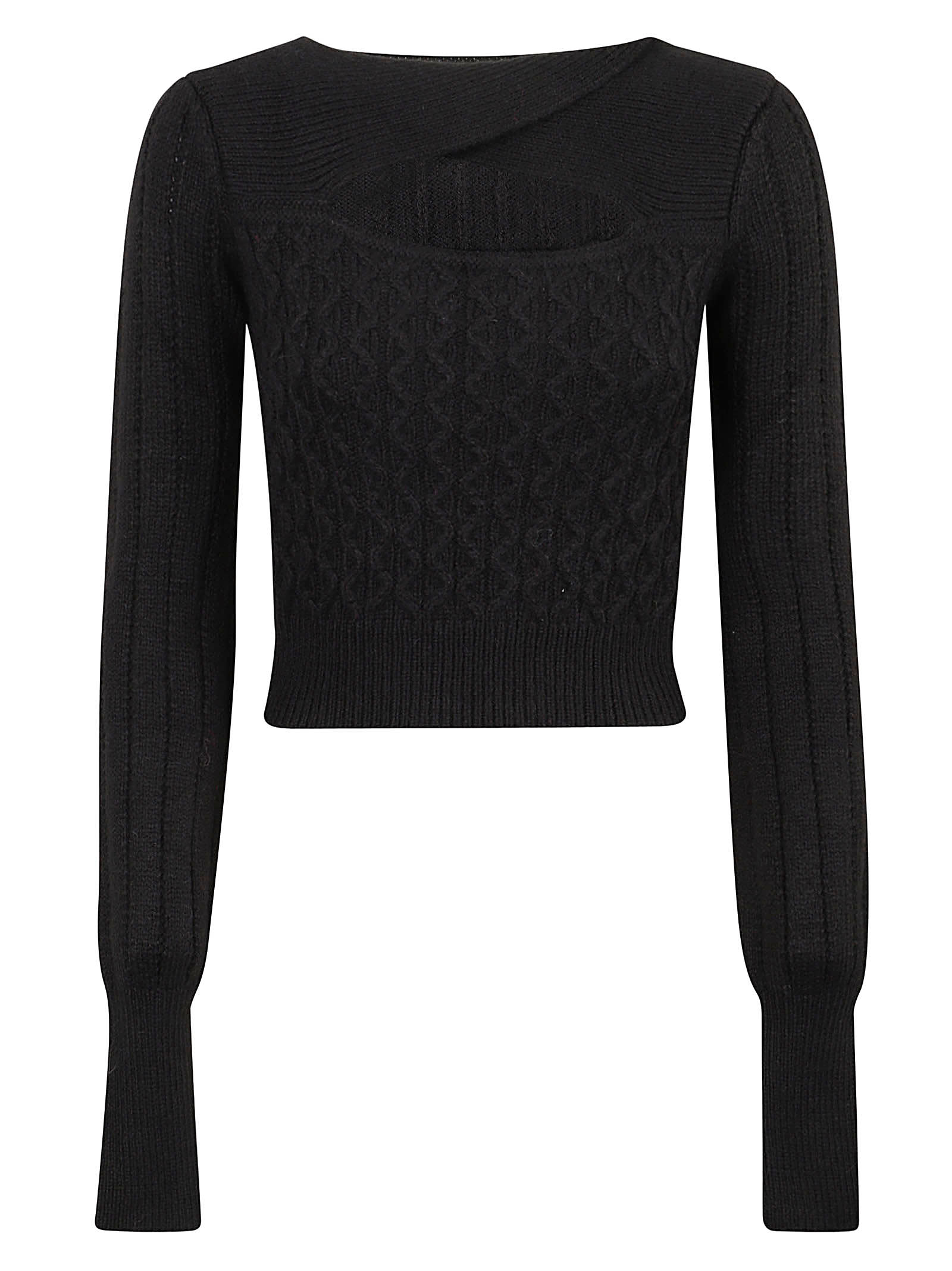 Pinko Wrap Chest Exposed Jumper