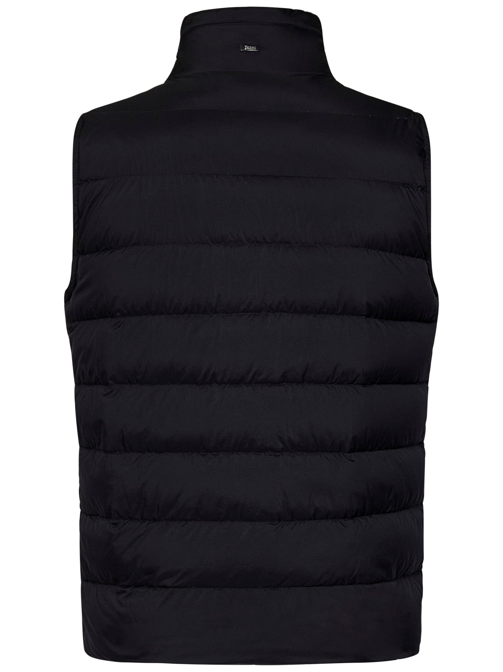 Shop Herno Gilet In Black