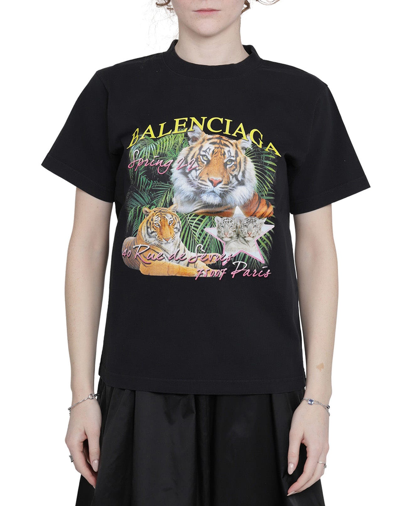 Balenciaga Black Year Fo The Tiger T-shirt