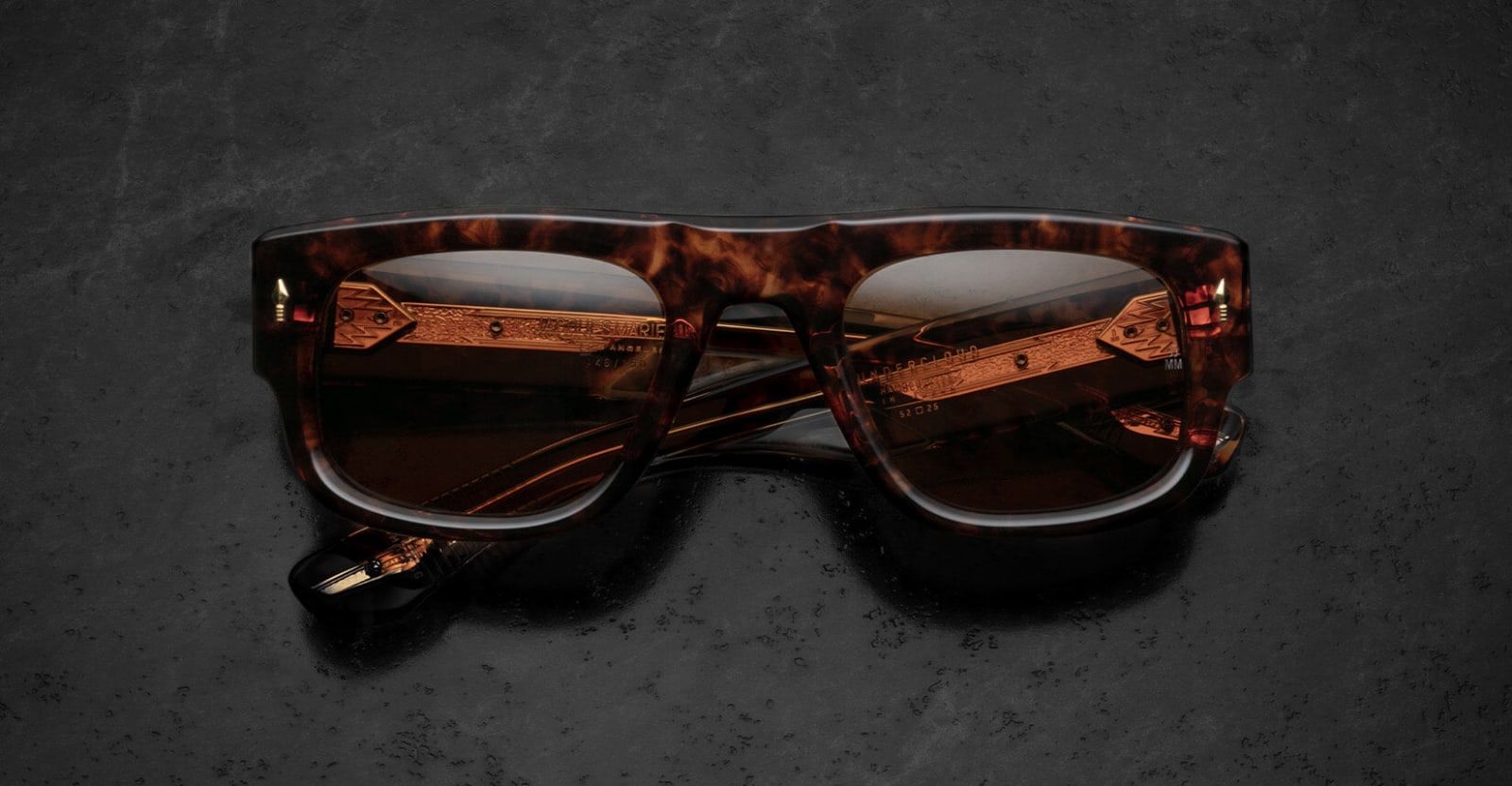 Jacques Marie Mage Last Frontier Iii - Thundercloud - Argyle Sunglasses