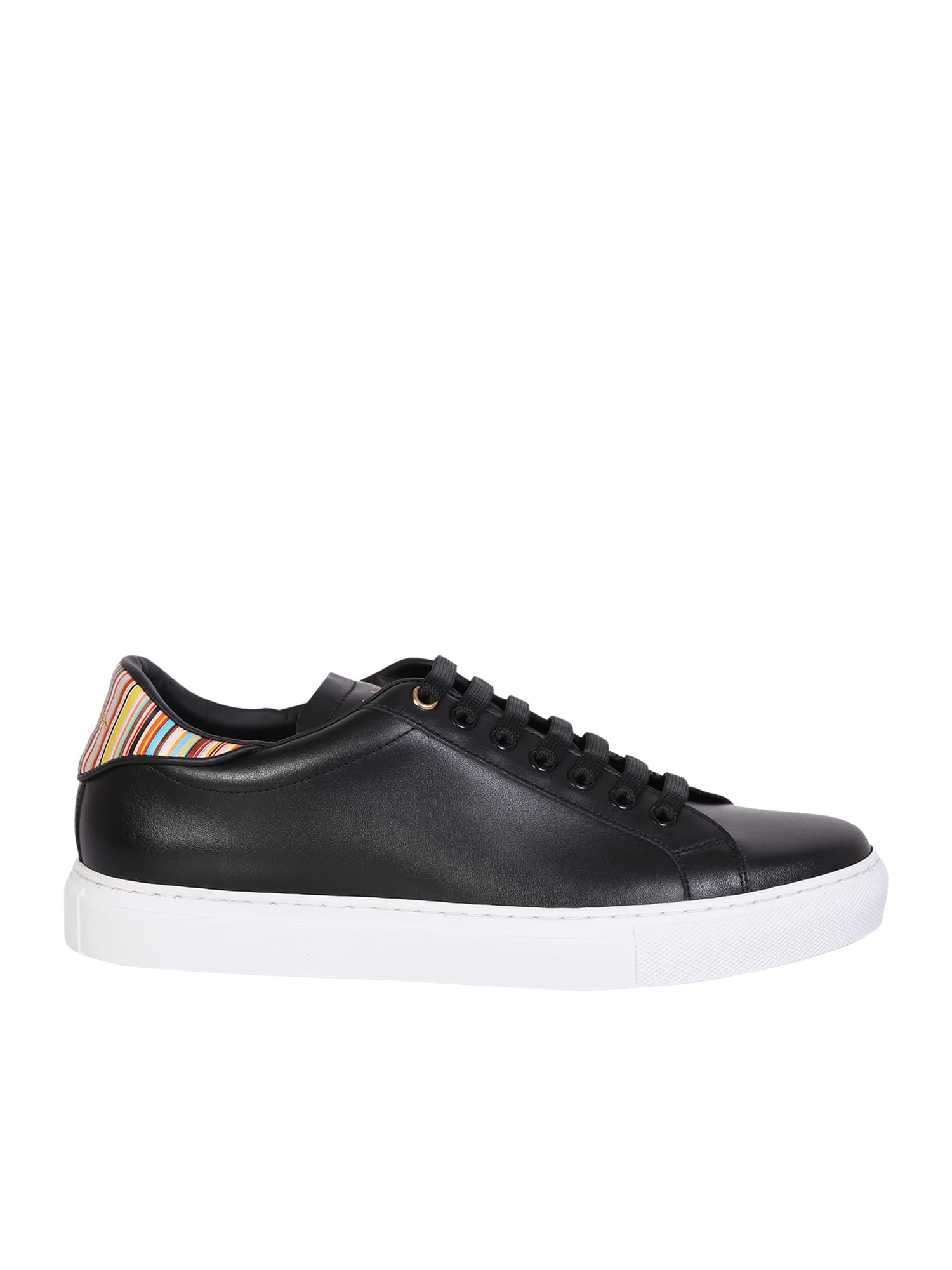 Paul Smith Black Leather Sneakers