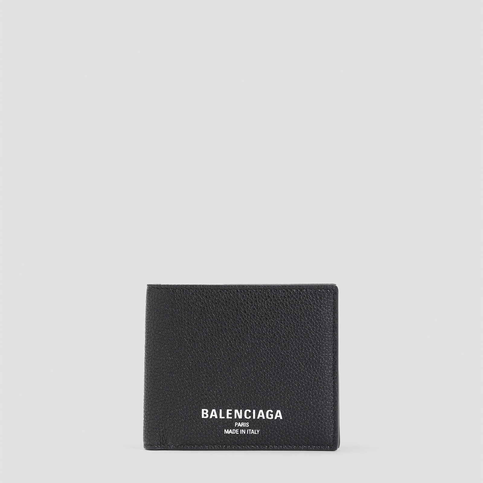 Shop Balenciaga Credit Folded Wallet In Black