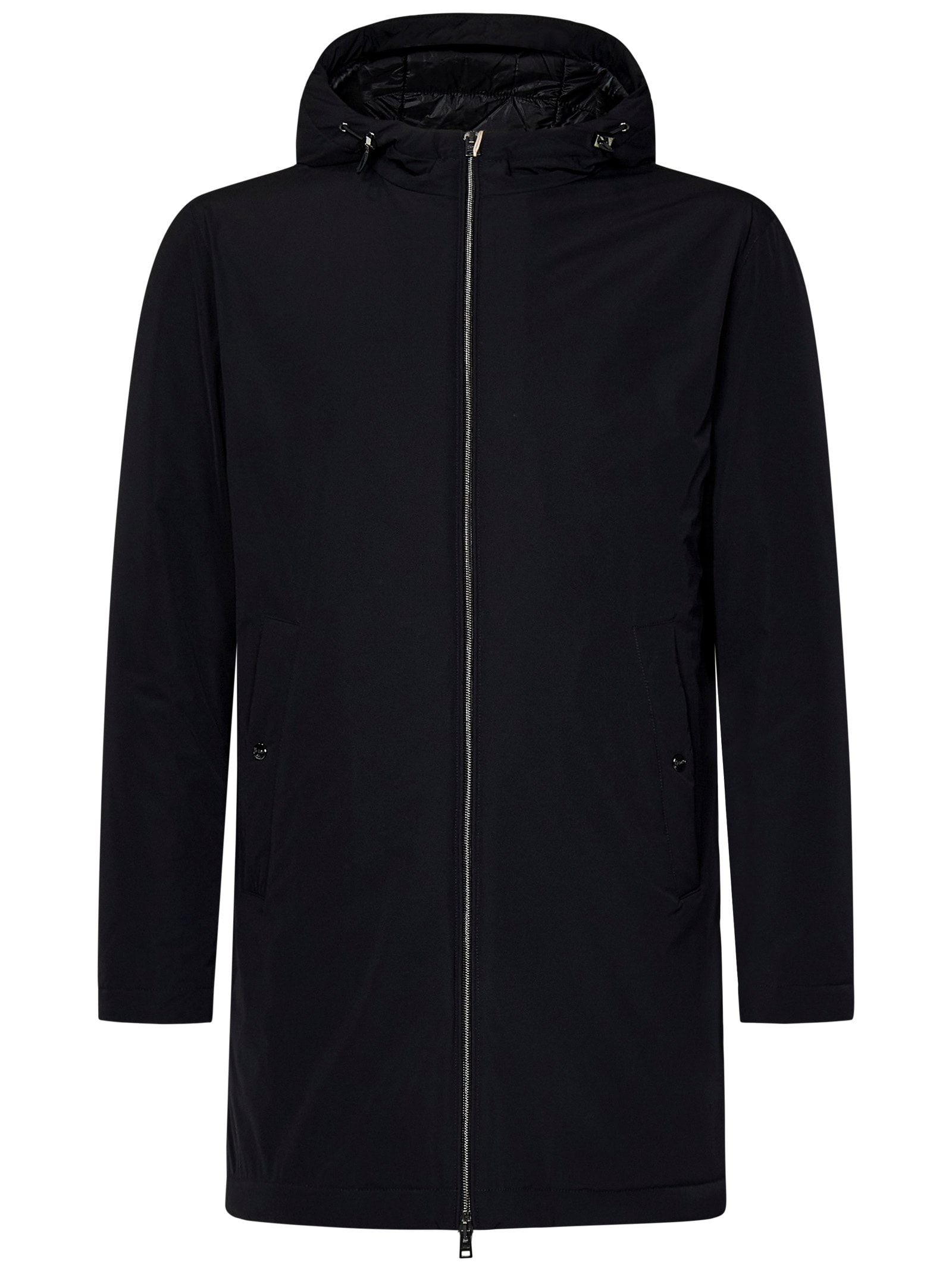 Shop Herno Resort Jacket In Black