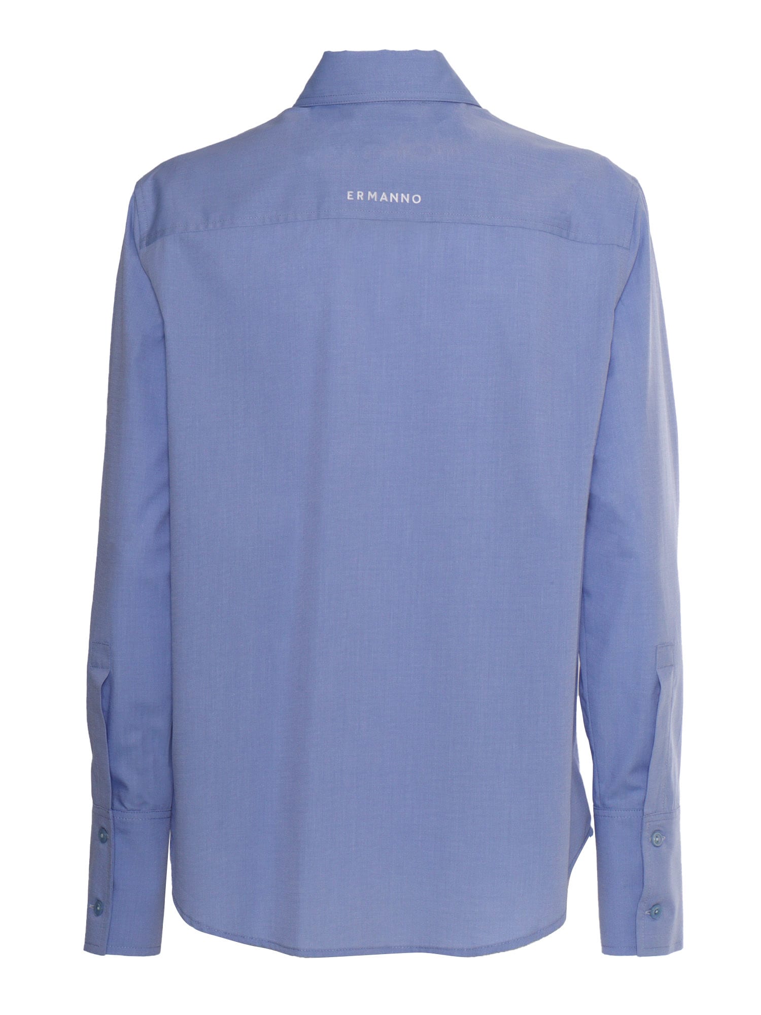 Shop Ermanno Ermanno Scervino Light Blue Shirt