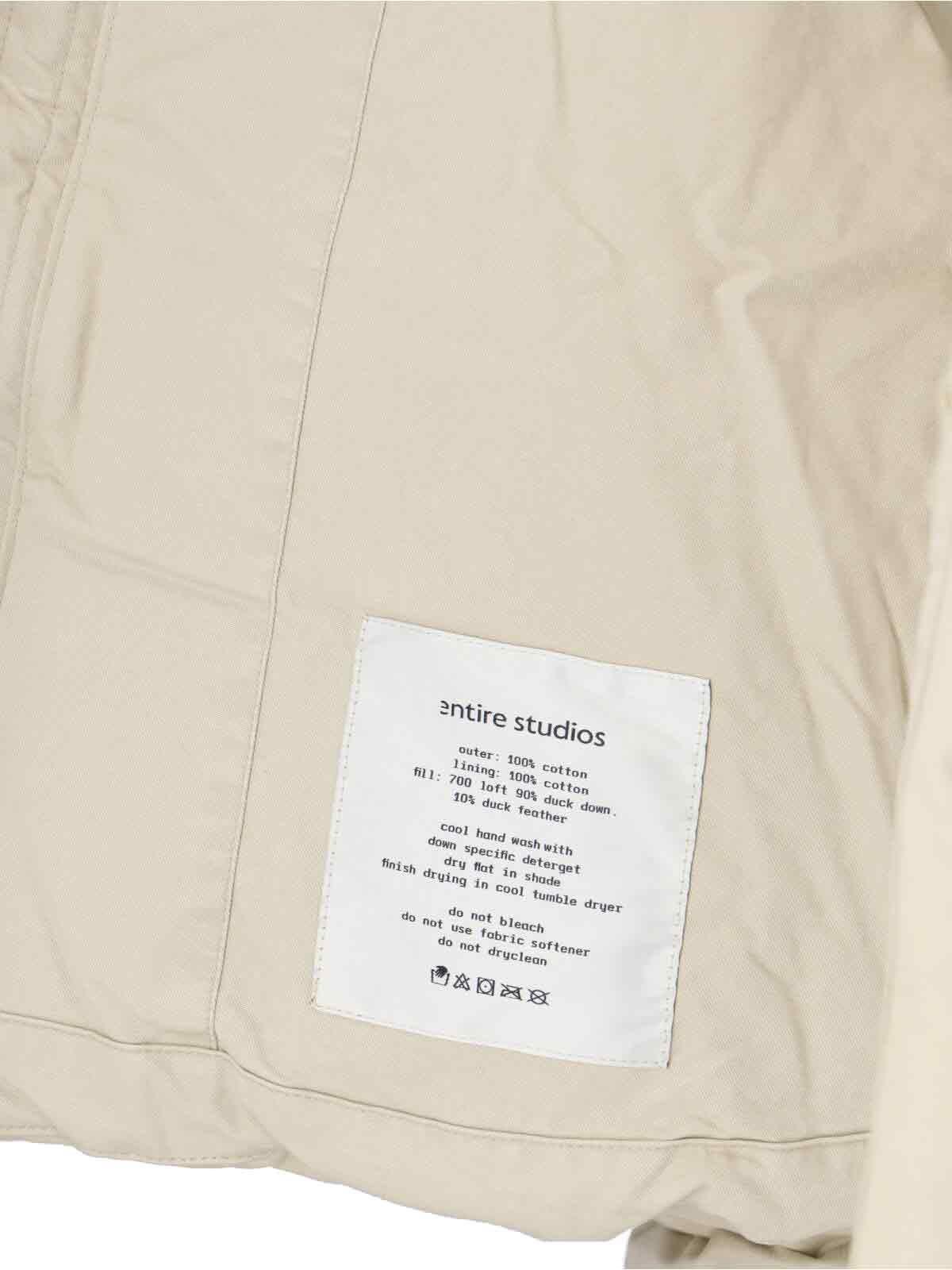 Entire Studios Mml Down Jacket In White