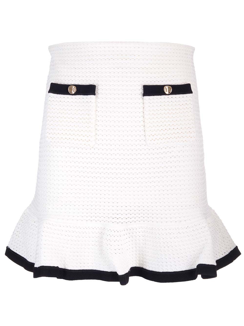 White Crochet Skirt