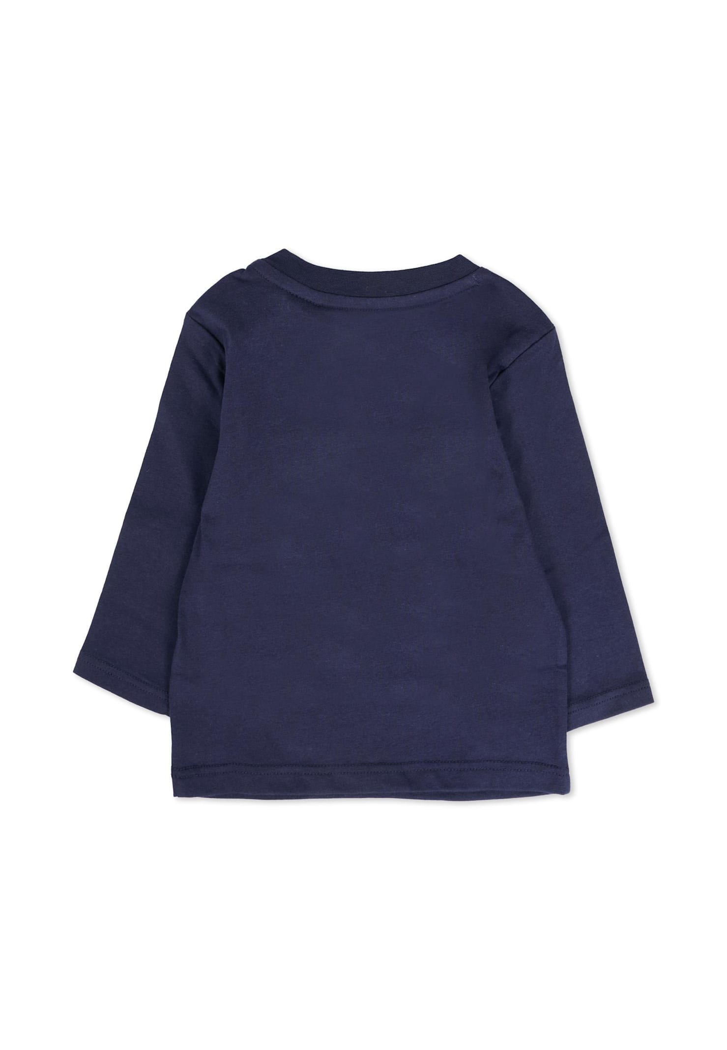 Timberland Blue T-shirt For Baby Boy With Logo In Blue