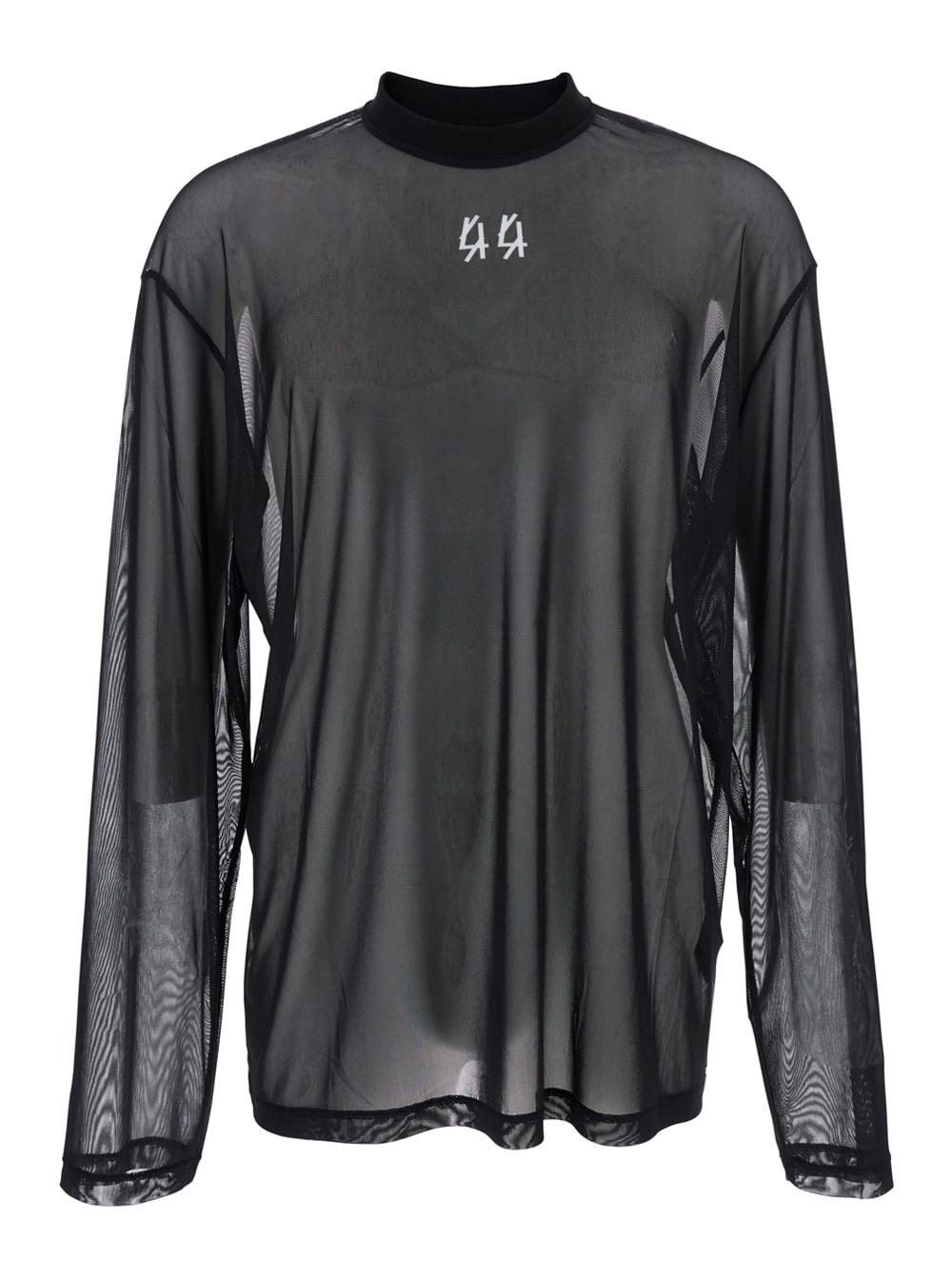 44 Label Group Men Long Sleeve Mesh In Black