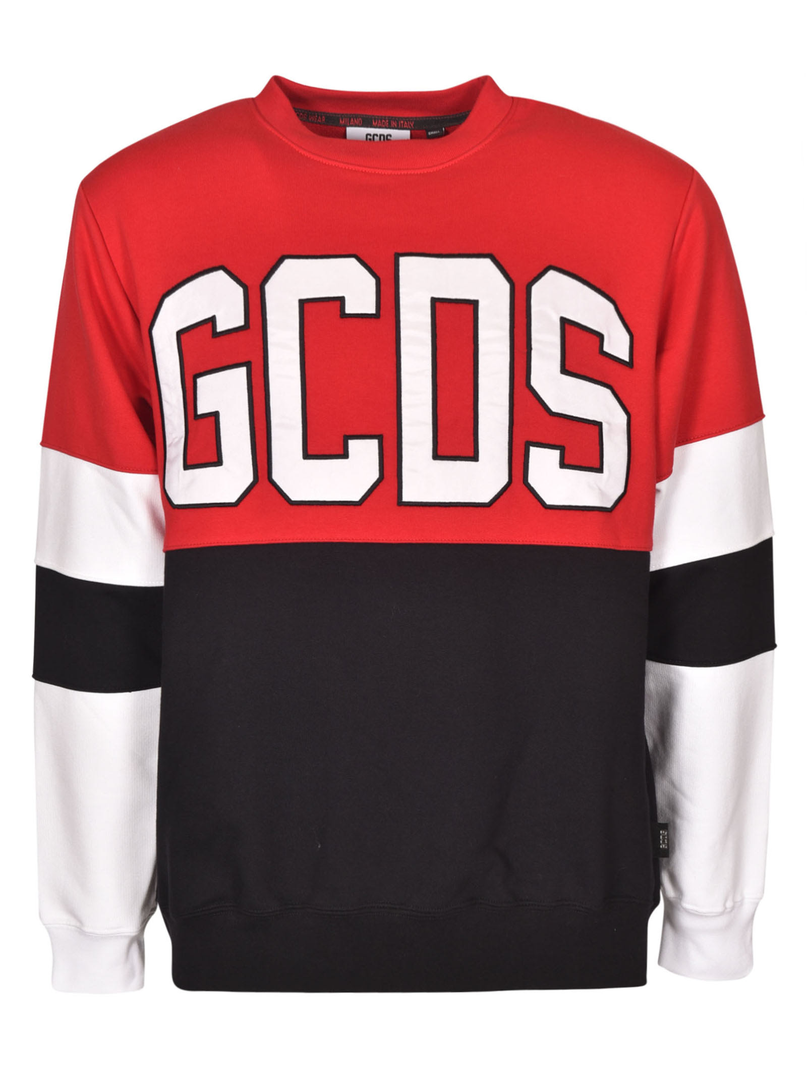 GCDS Stripe Detail Logo Sweatshirt