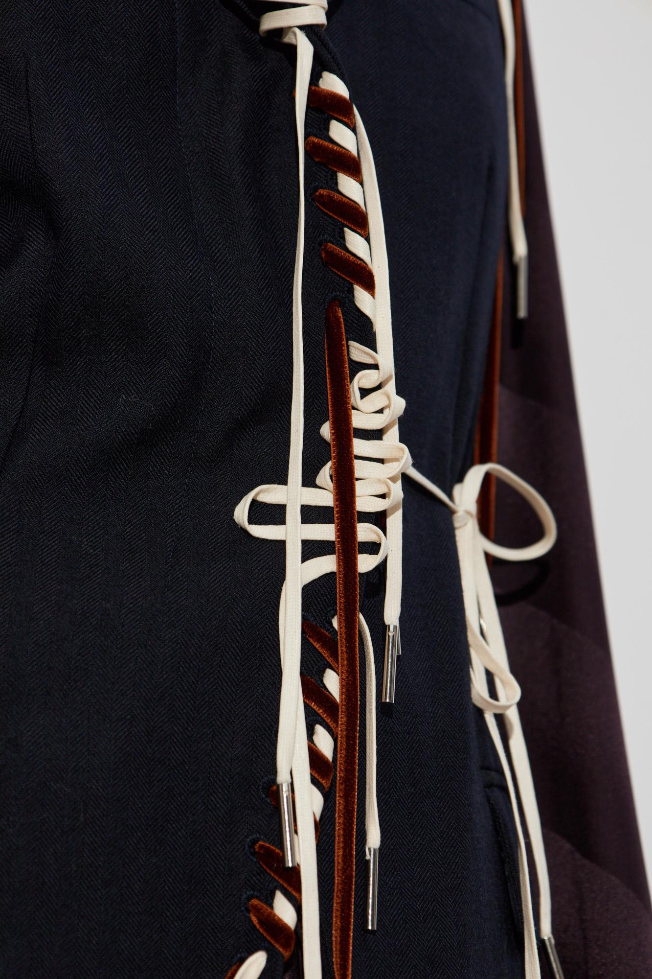 Dries Van Noten Bimbila Vest In Black