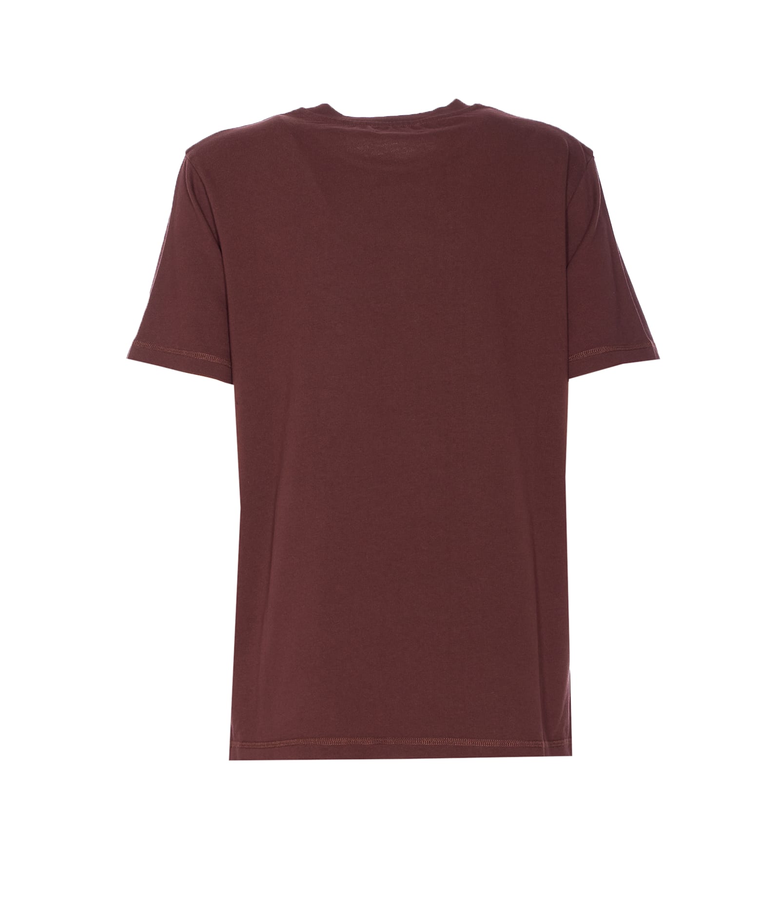 Zadig & Voltaire Edwin Rock N Roll Strass T-shirt In Burgundy