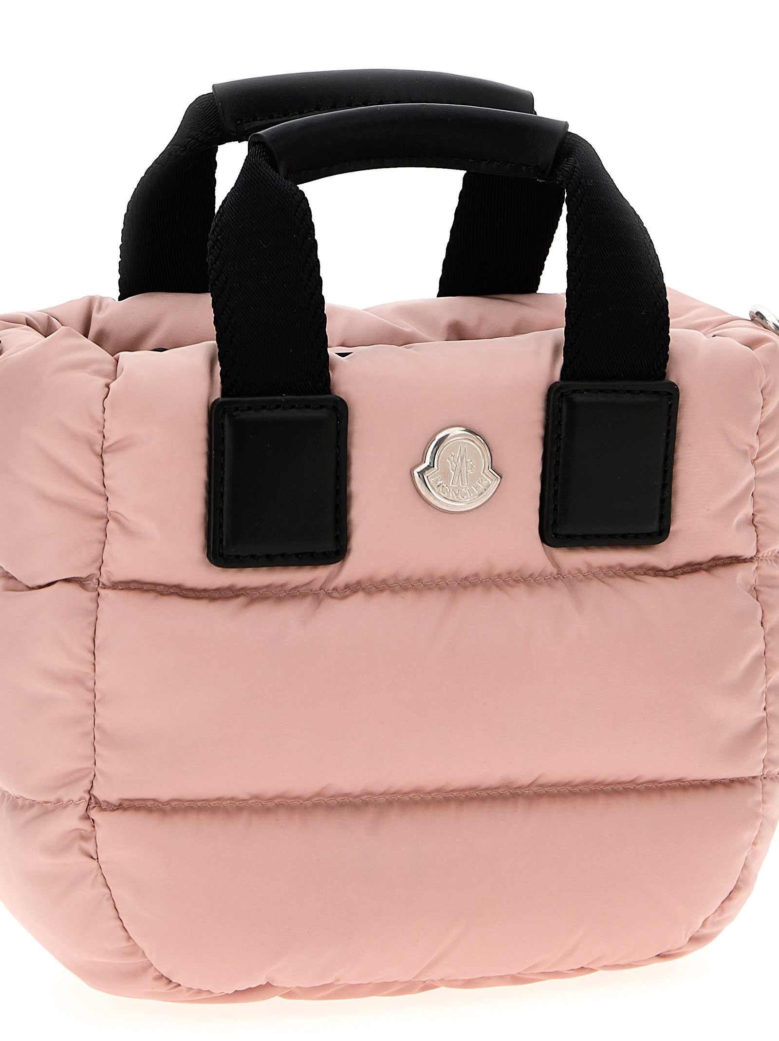 Moncler Micro Caradoc Handbag In Pink