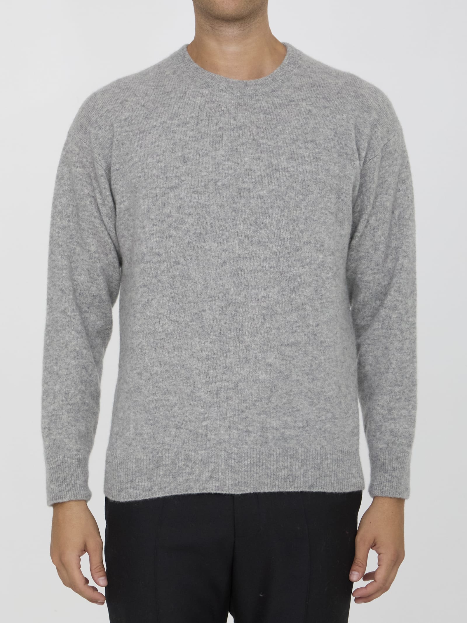 Shop Roberto Collina Cashmere Sweater In Grey