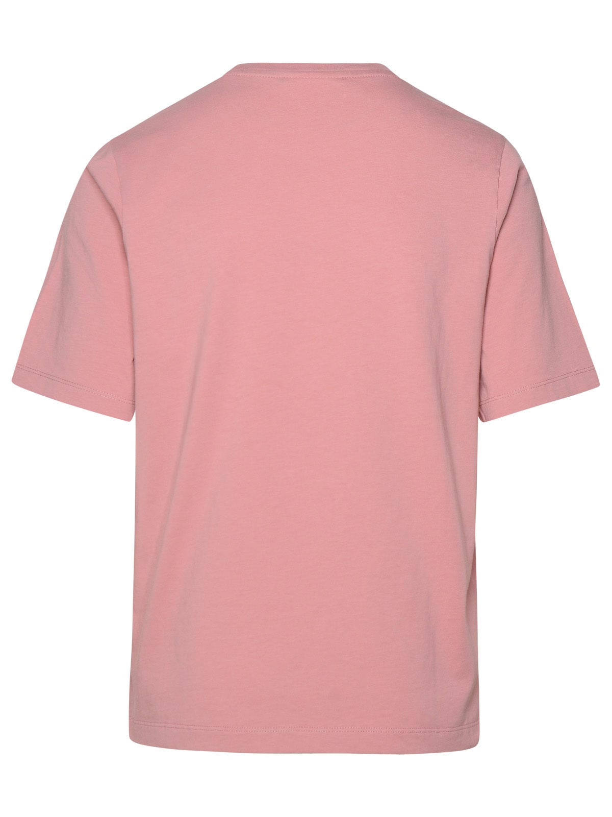 Shop Maison Kitsuné Pink Cotton T-shirt In Rose